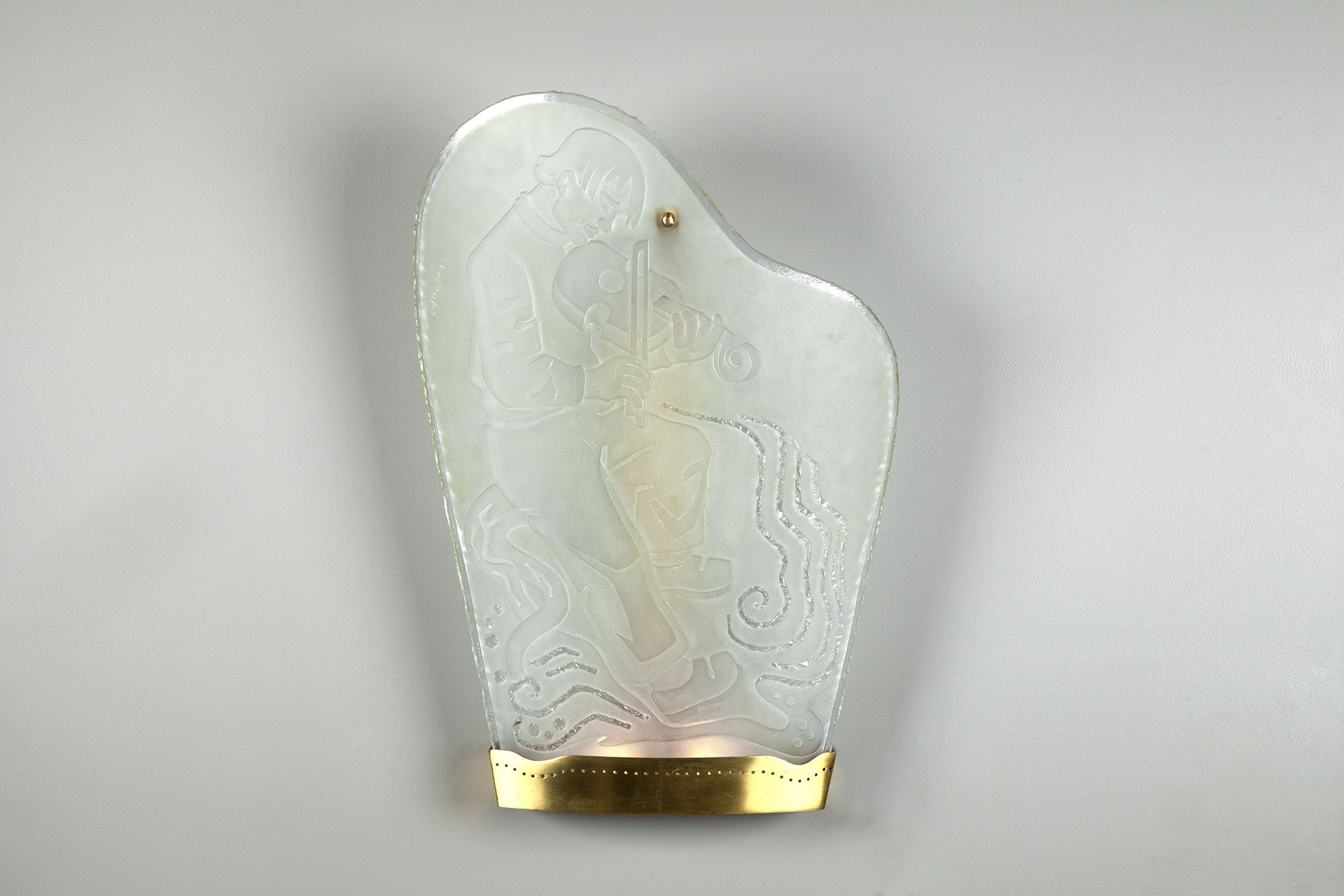 Large Wall Lamp Glössner & Co.