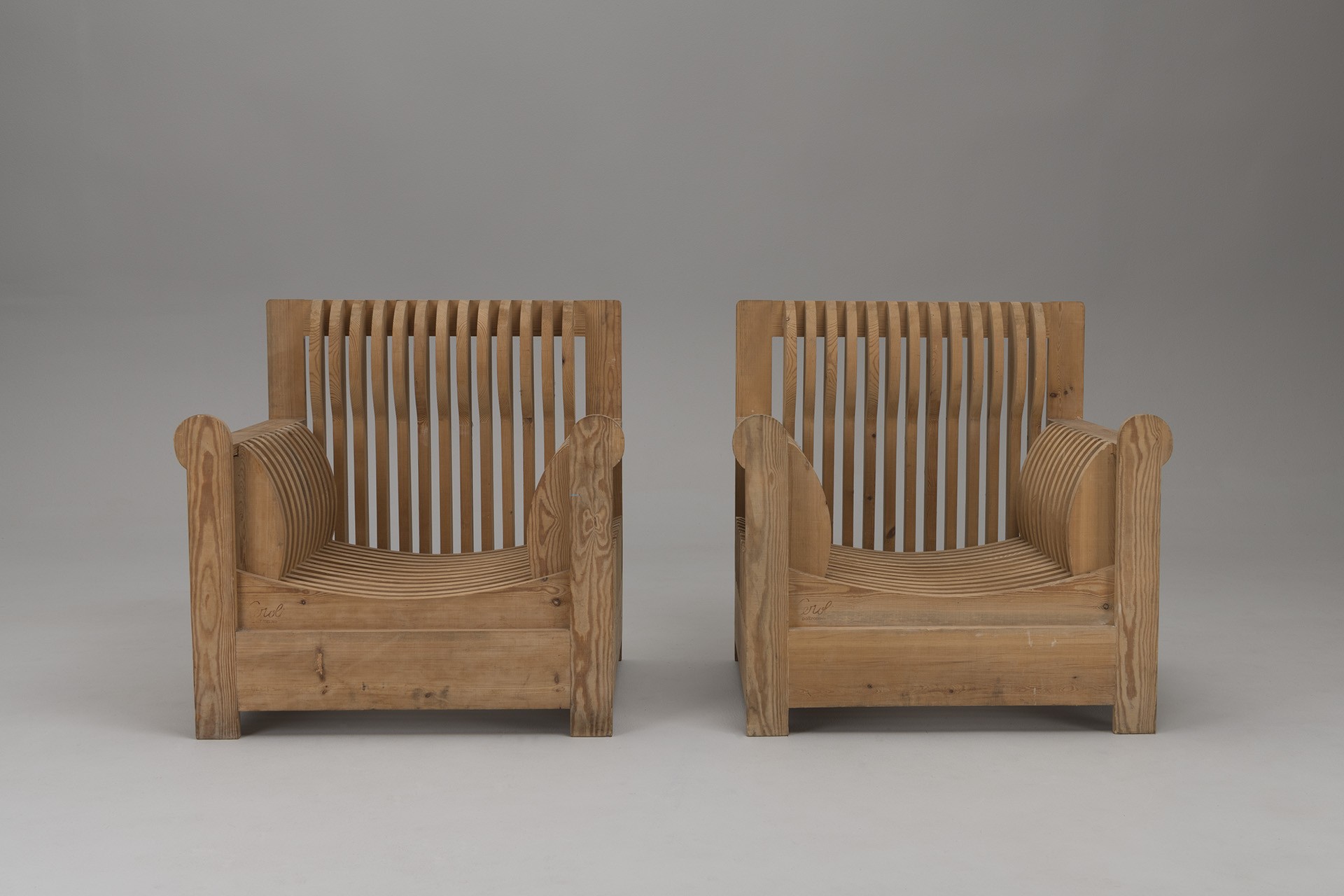 Pair of 'Mobili Nella Valle (Furniture of the Valley)' Lounge Chairs image 2