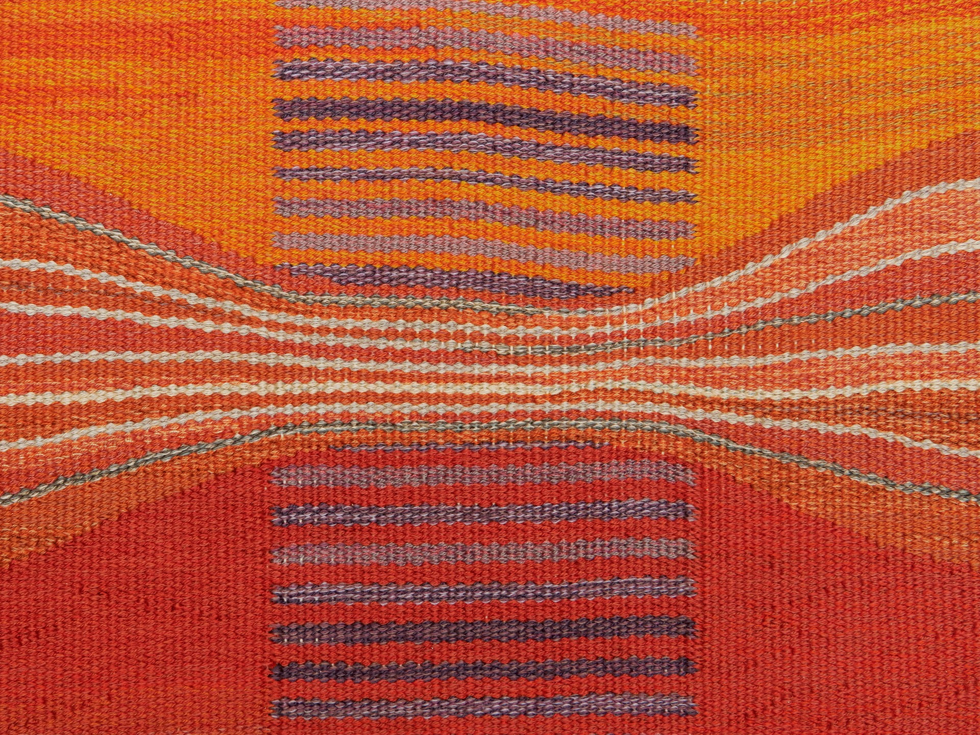 Large 'Park Röd Korsnäs' Carpet image 6