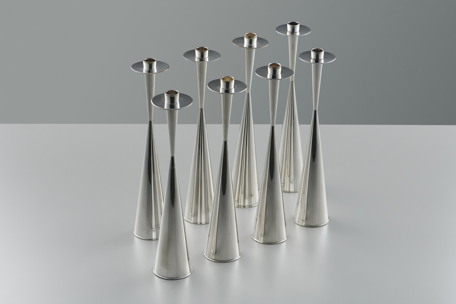 Set of Eight Candlesticks
