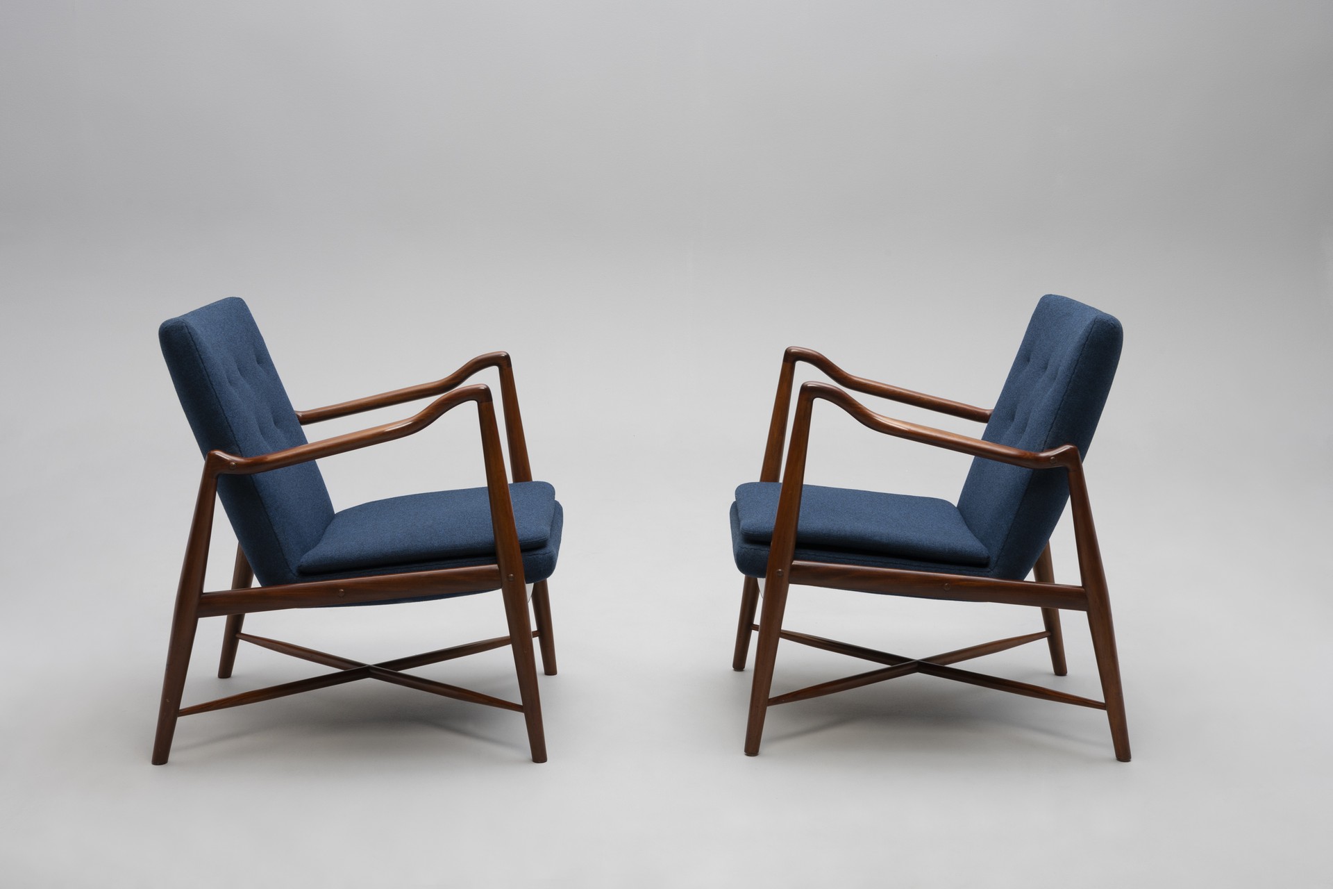 Rare Pair of 'Westermann Fireplace' Armchairs image 2