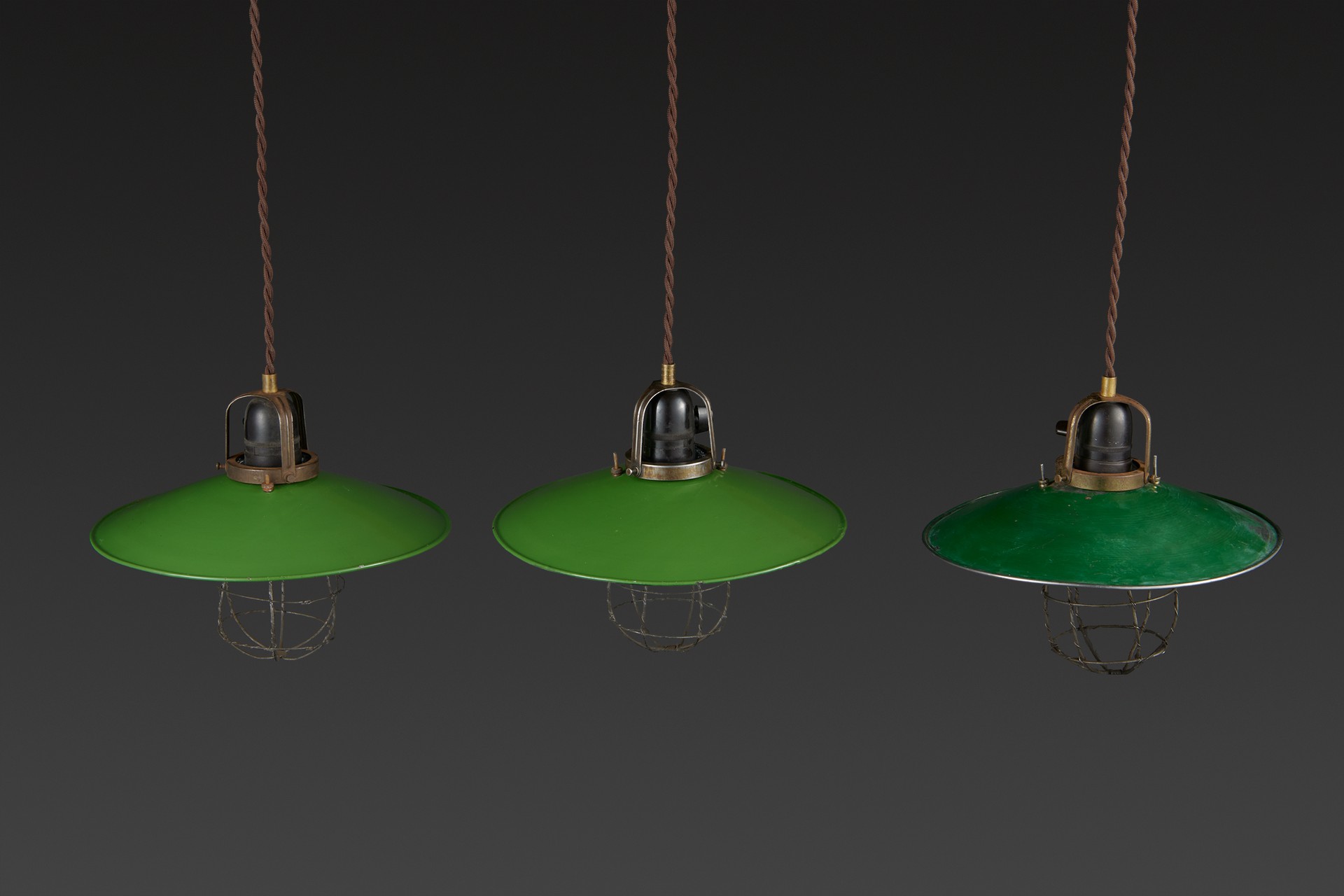 Three Industrial Ceiling Lights image 4