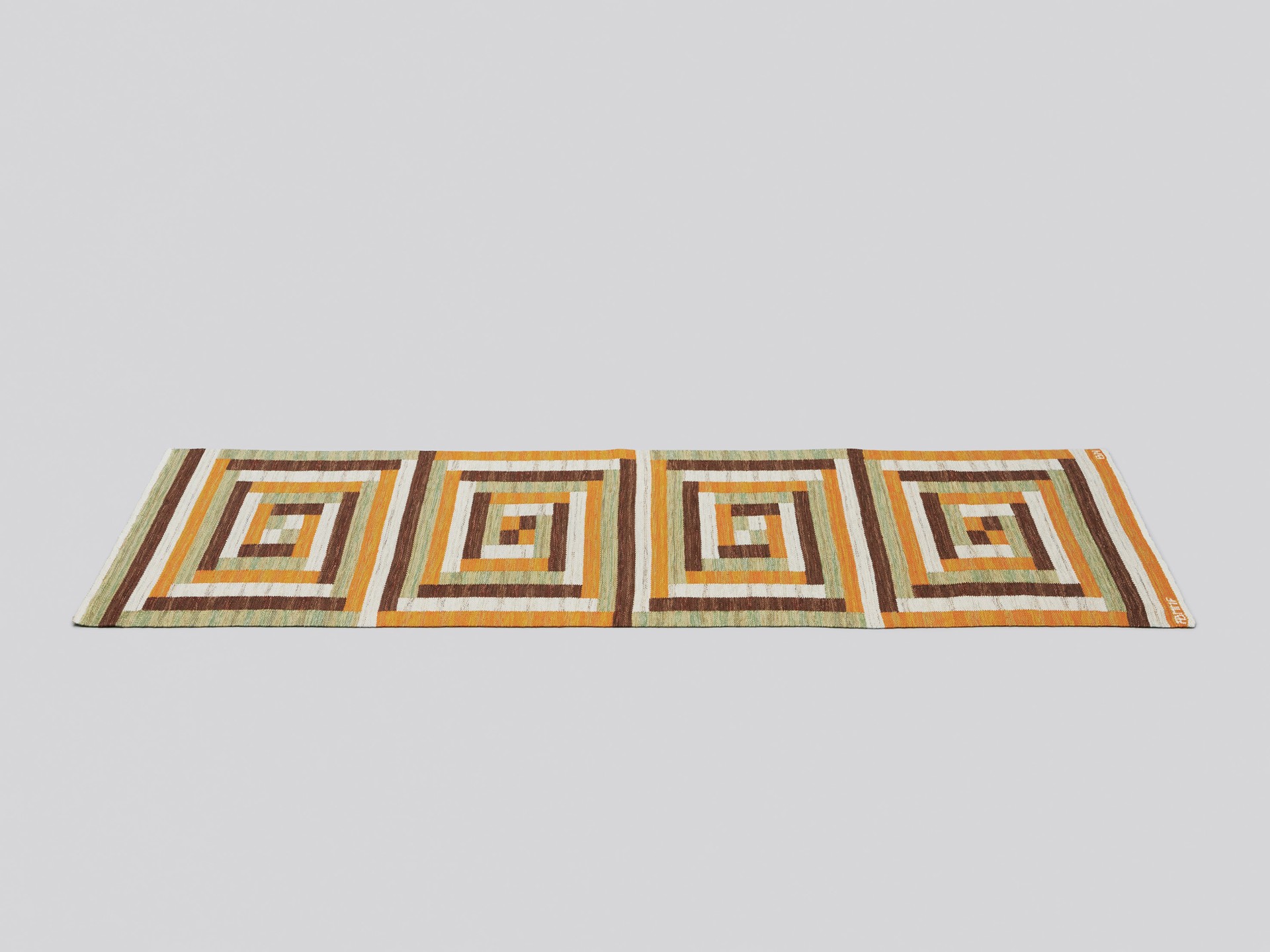 'Ostia Orange' Rug image 2