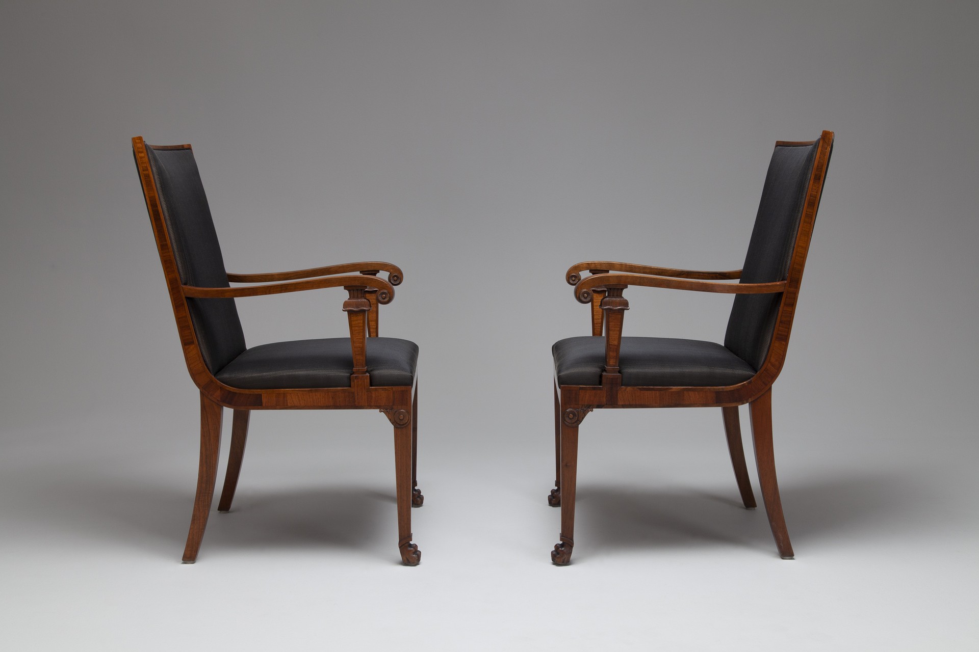 Pair of Neoclassical Armchairs image 3