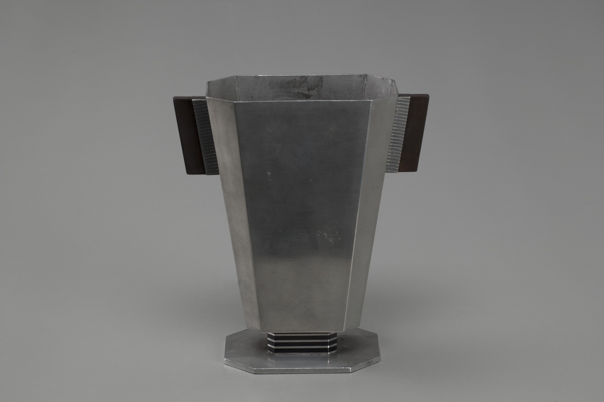 Modernist Pewter Vase image 2
