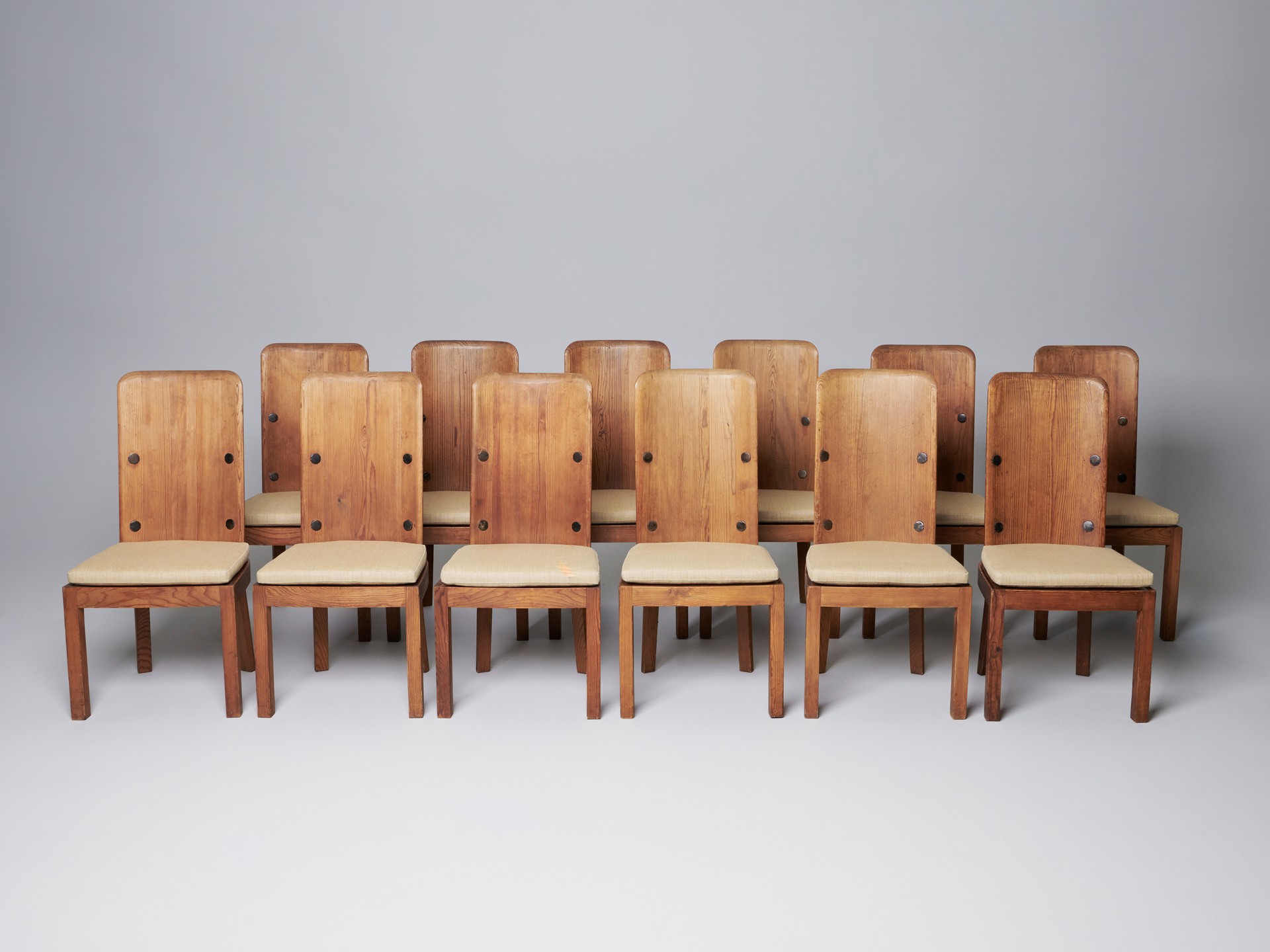 Set of Twelve 'Lovö' Chairs