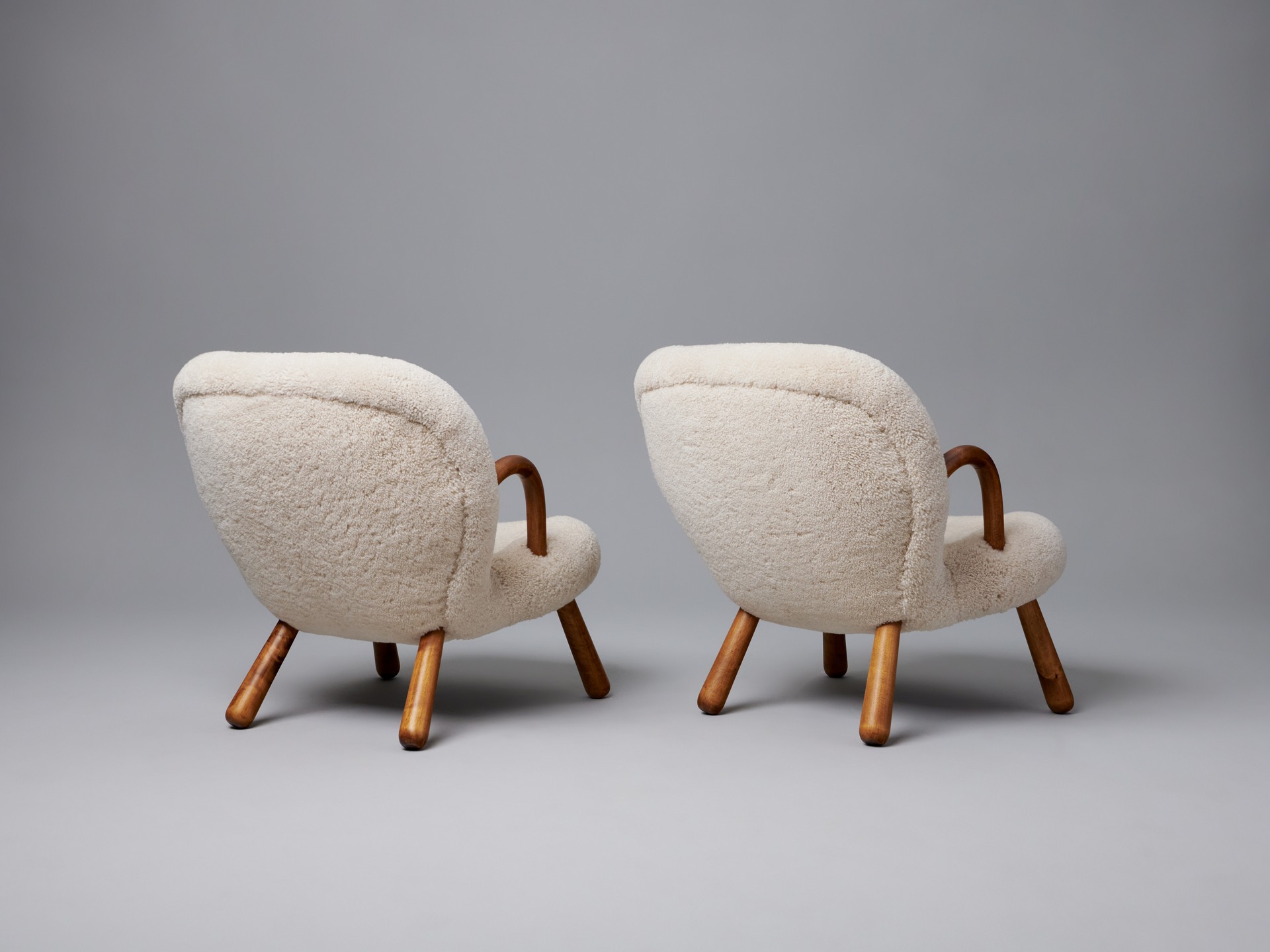 Pair of 'Clam' Armchairs image 2
