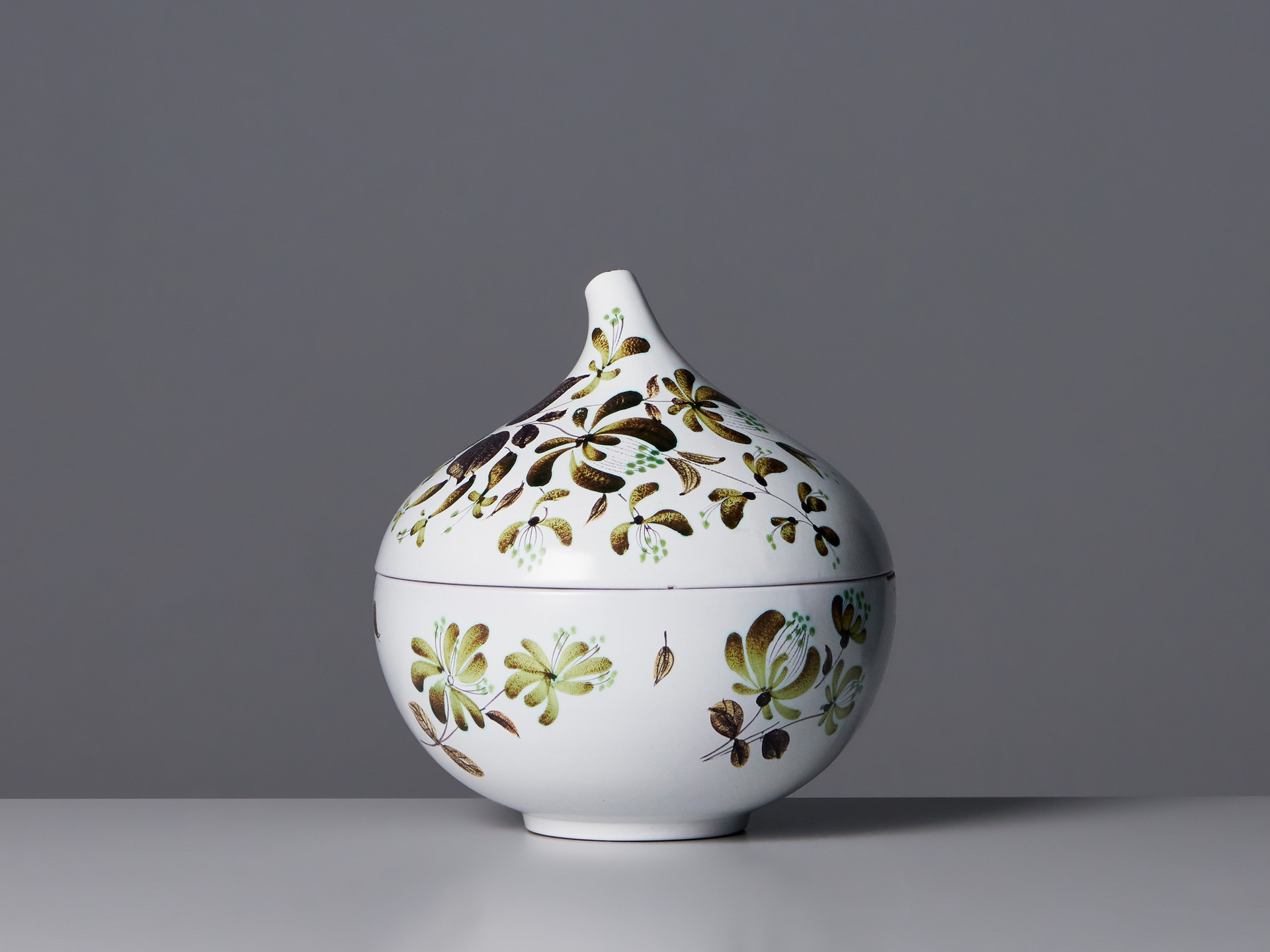 'Pumpkin' Lidded Bowl