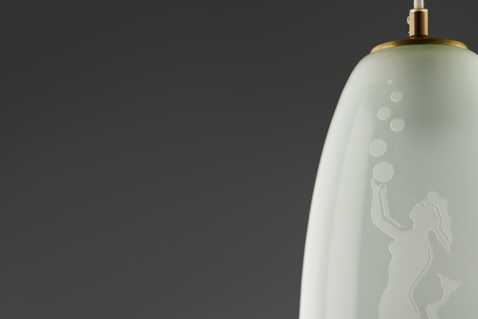 Small Orrefors Ceiling Lamp image 4