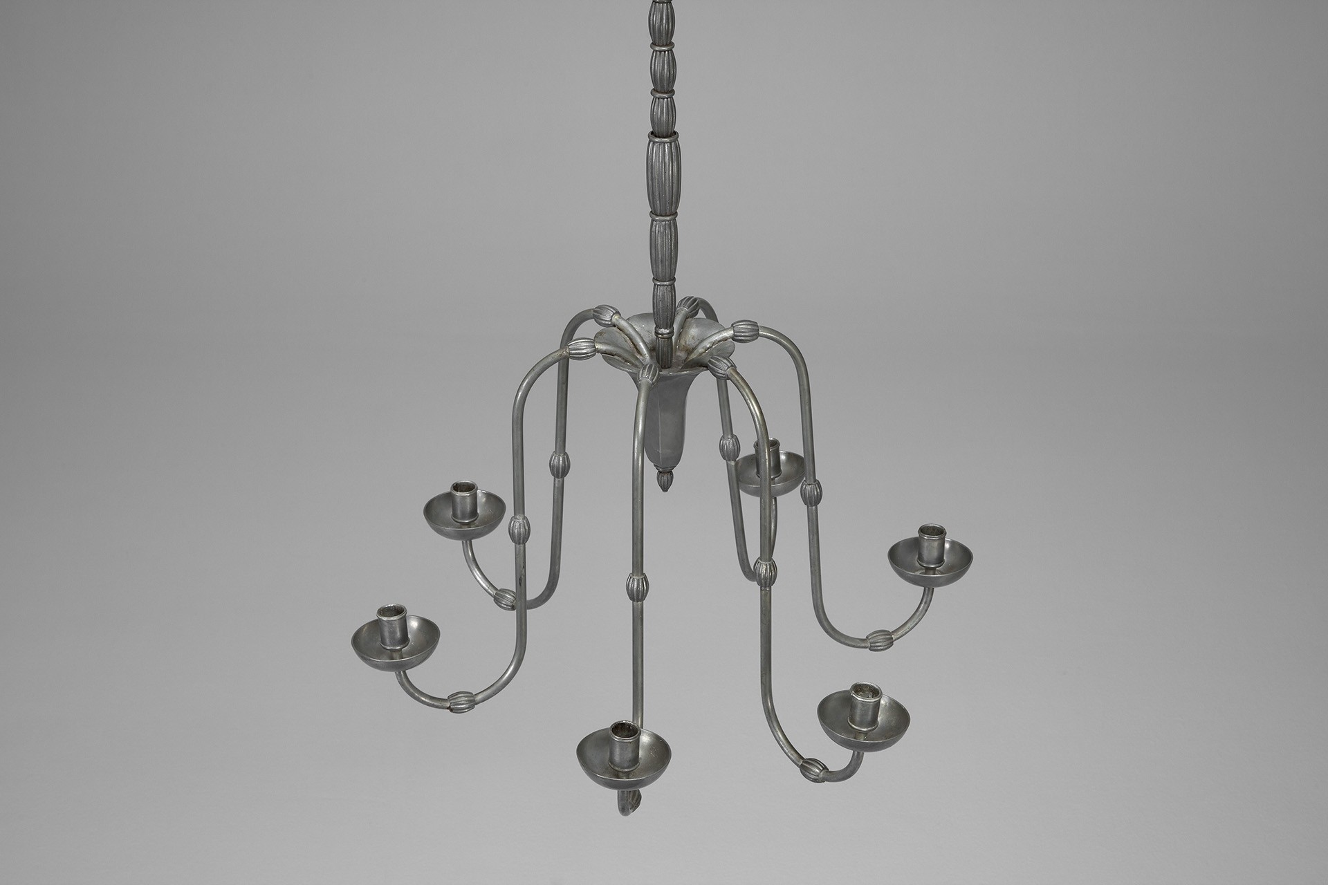 Pewter Chandelier image 3