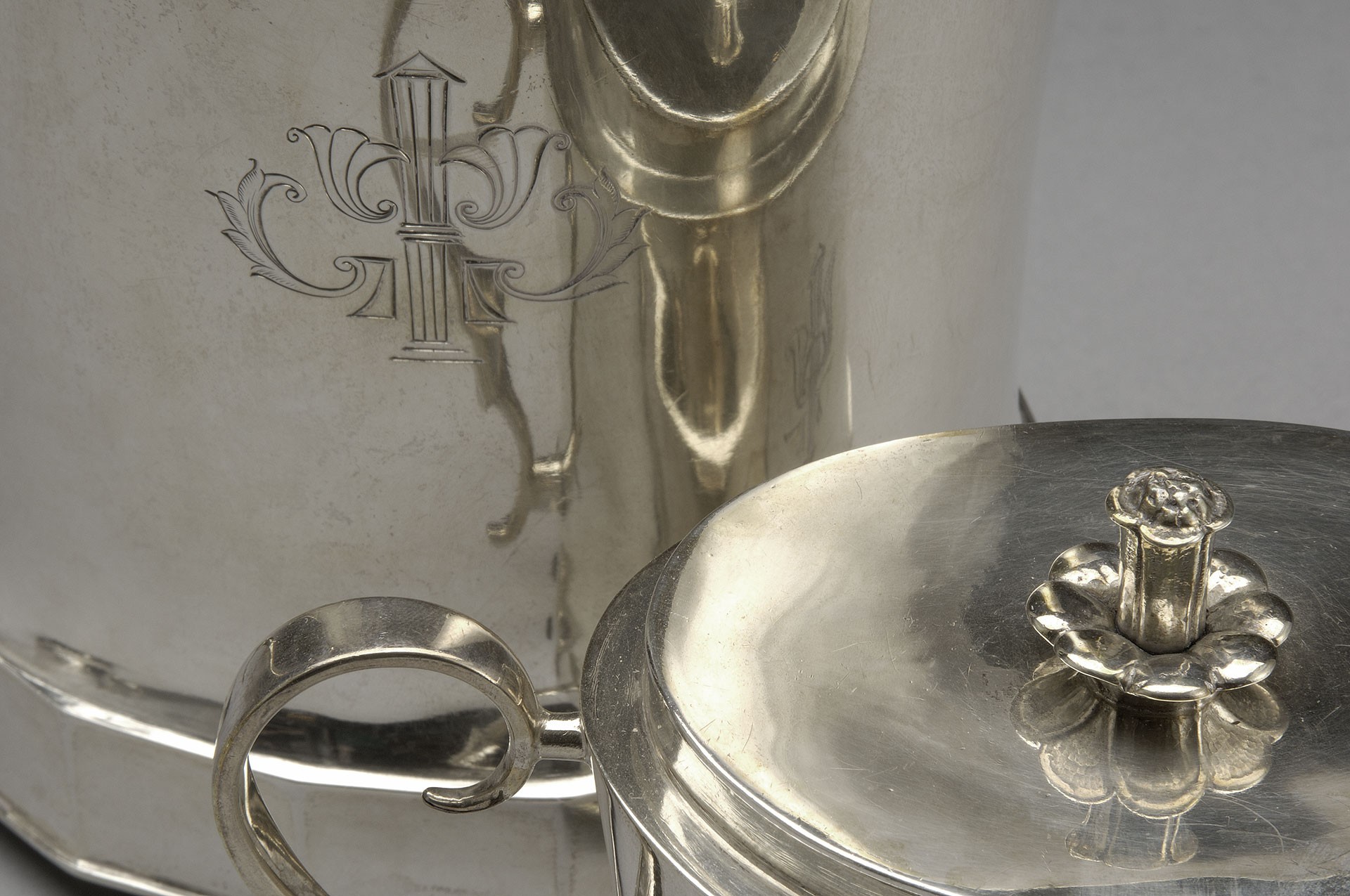 Neoclassical Silver Teaset image 2
