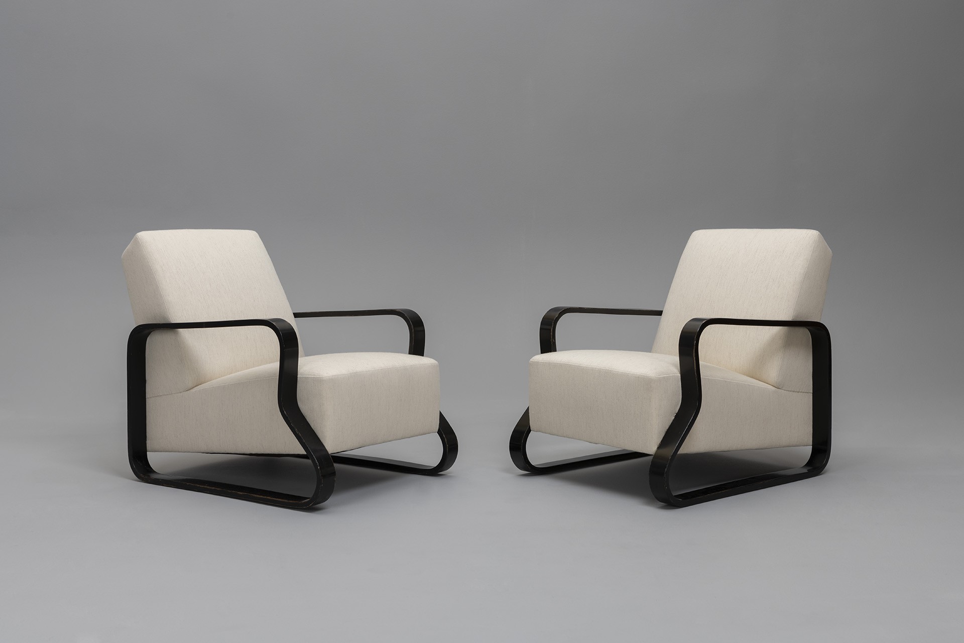 Pair of Armchairs Model No. 44