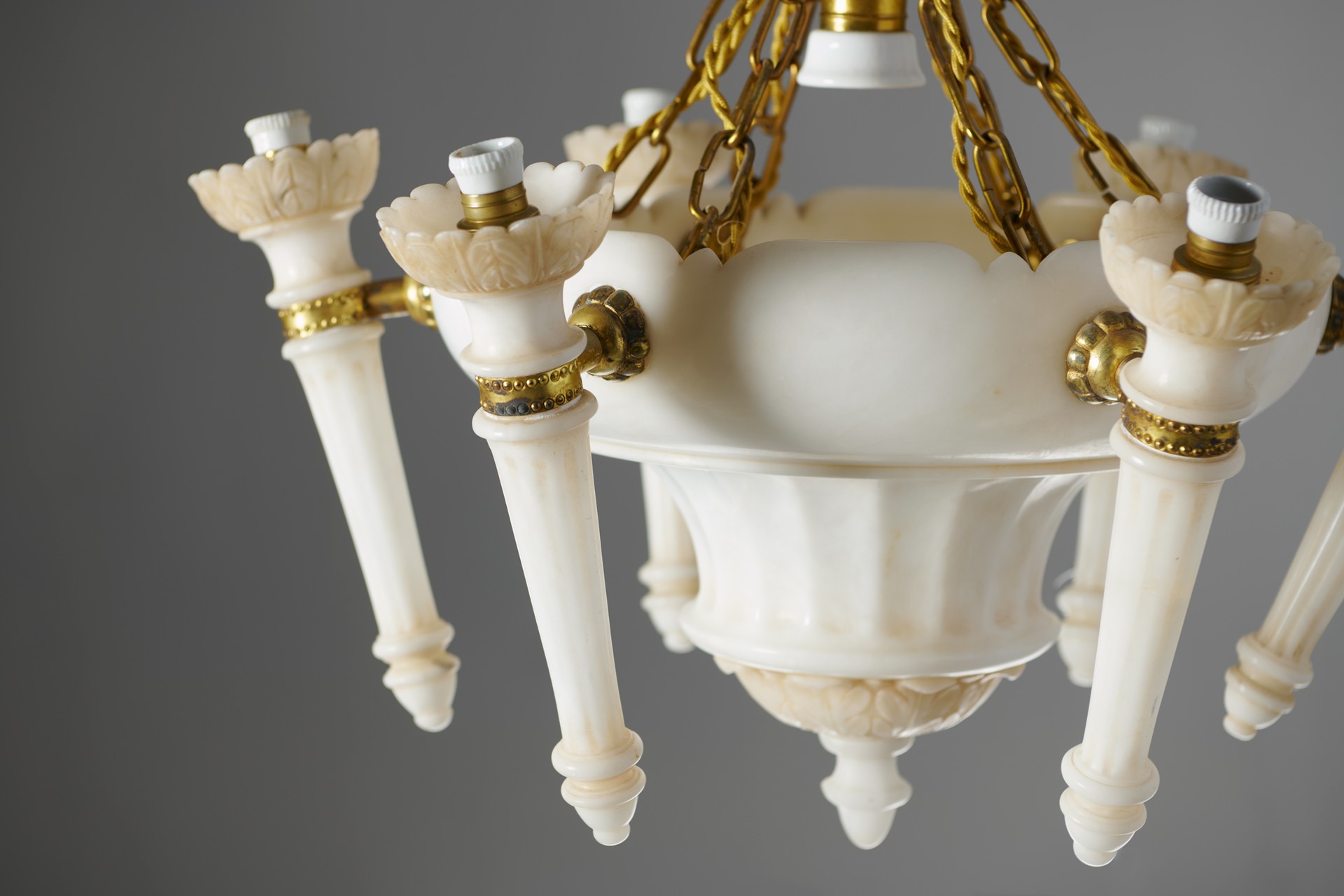 Swedish Neoclassical Ceiling Lamp image 5