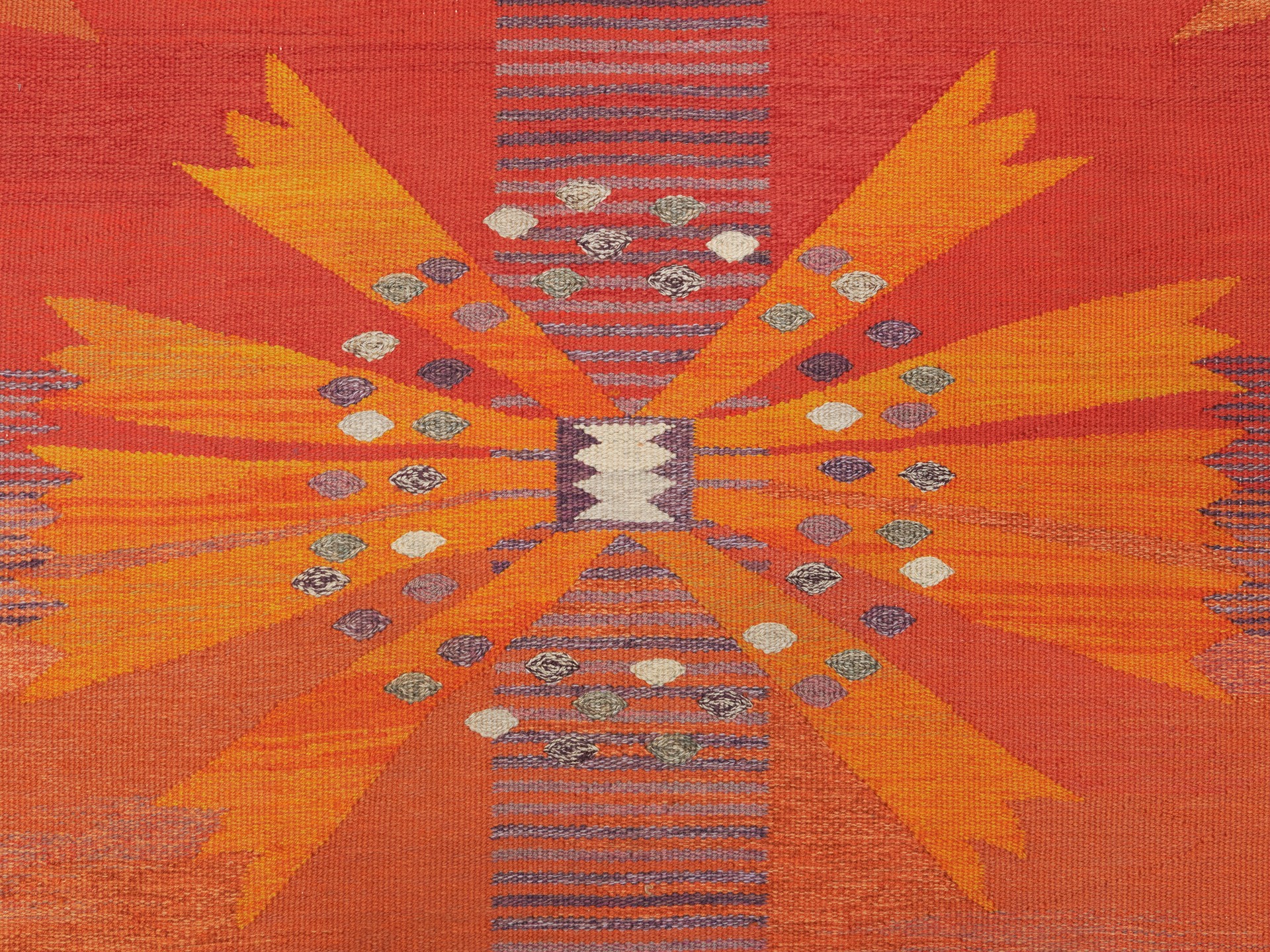 Large 'Park Röd Korsnäs' Carpet image 4