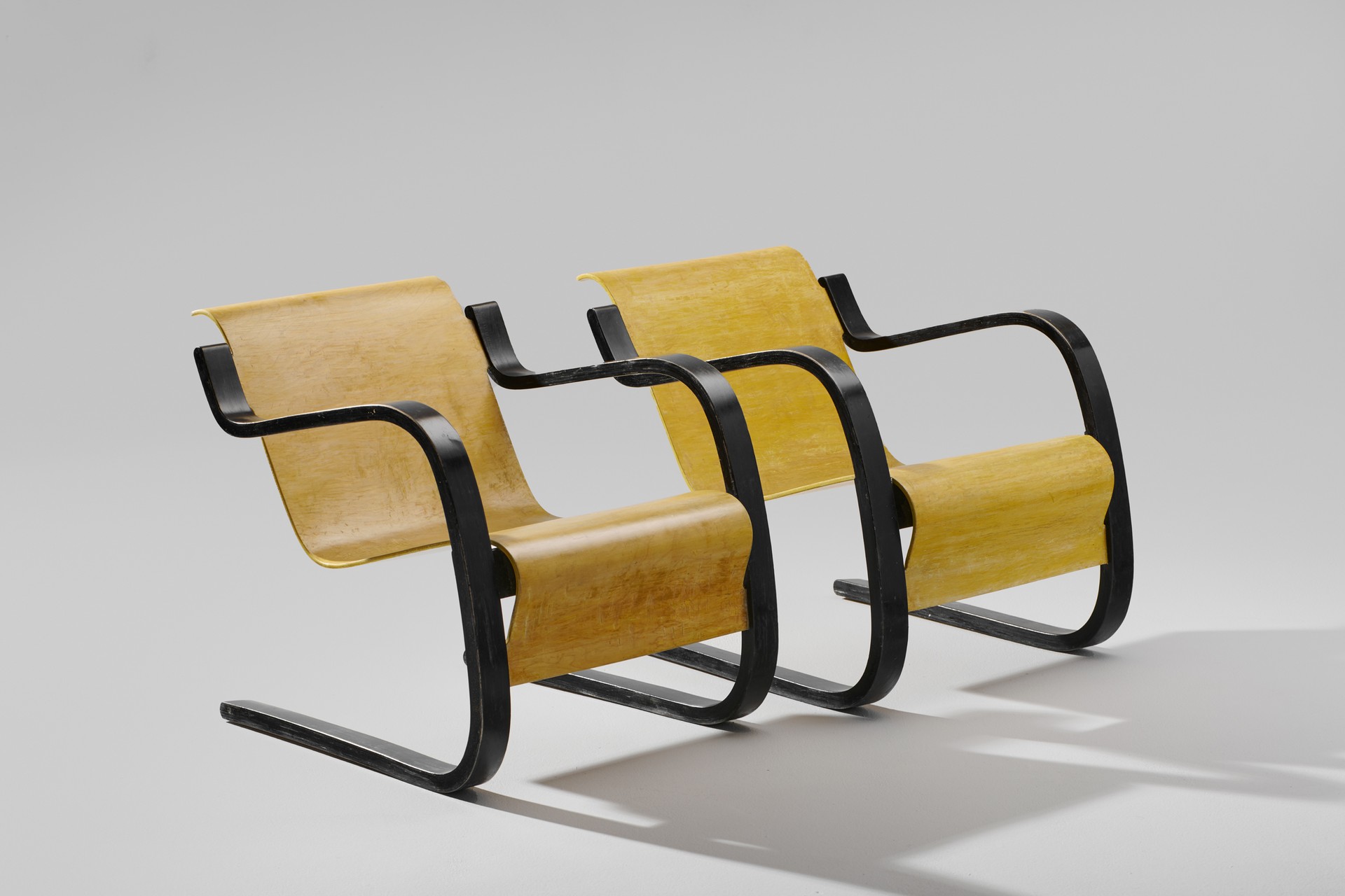 Pair of 'Little Paimio' Armchairs and Occasional Table image 2