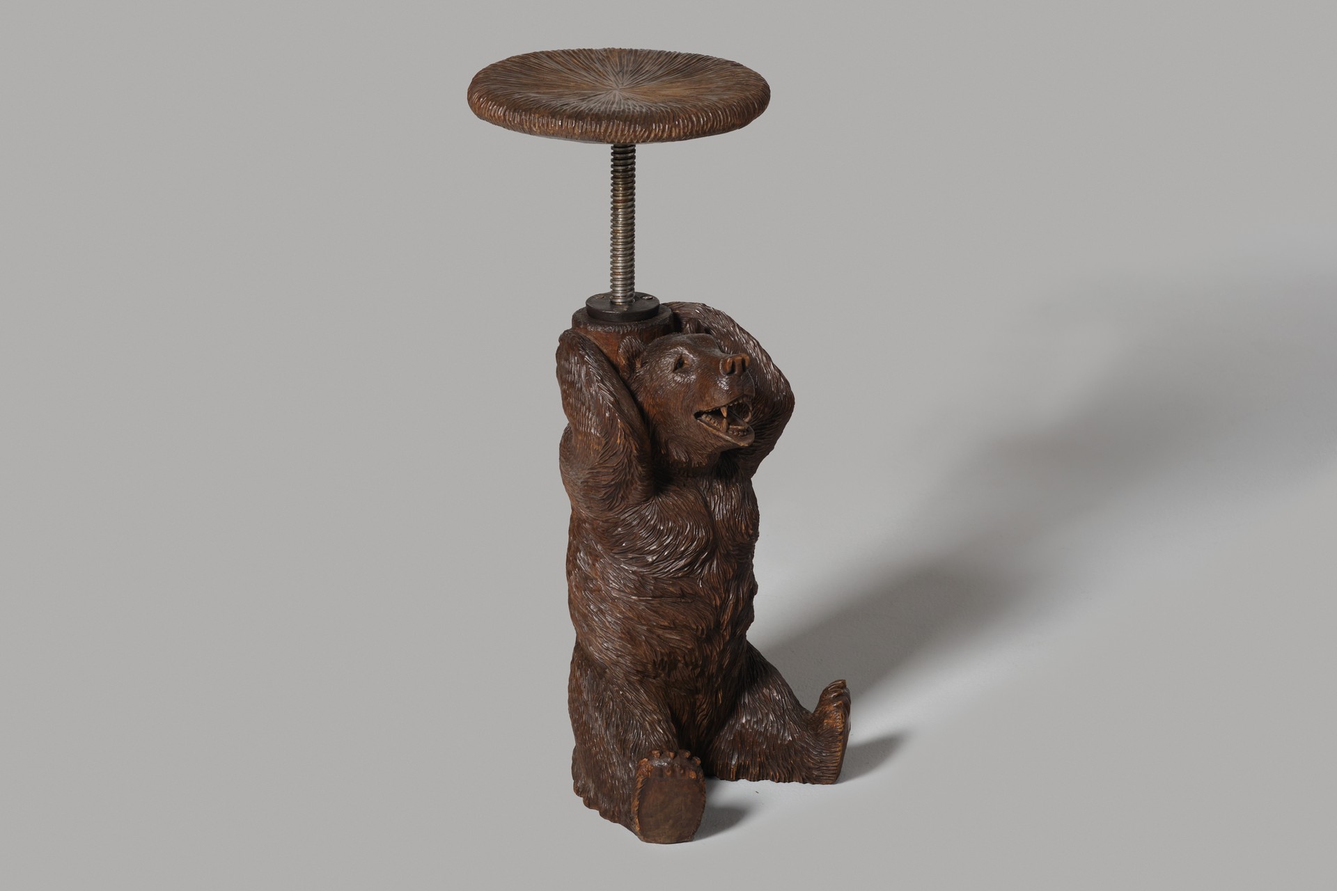 Adjustable Swiss 'Black Forest' Stool image 3