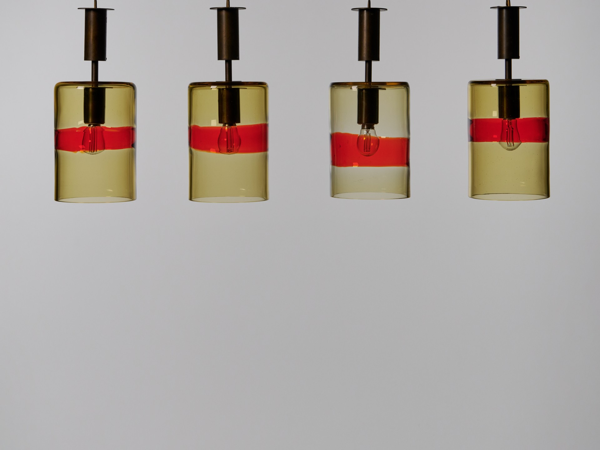 Set of Four Ceiling Lamps