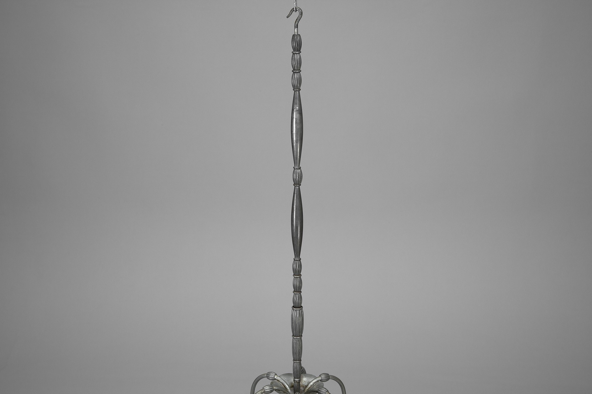 Pewter Chandelier image 4