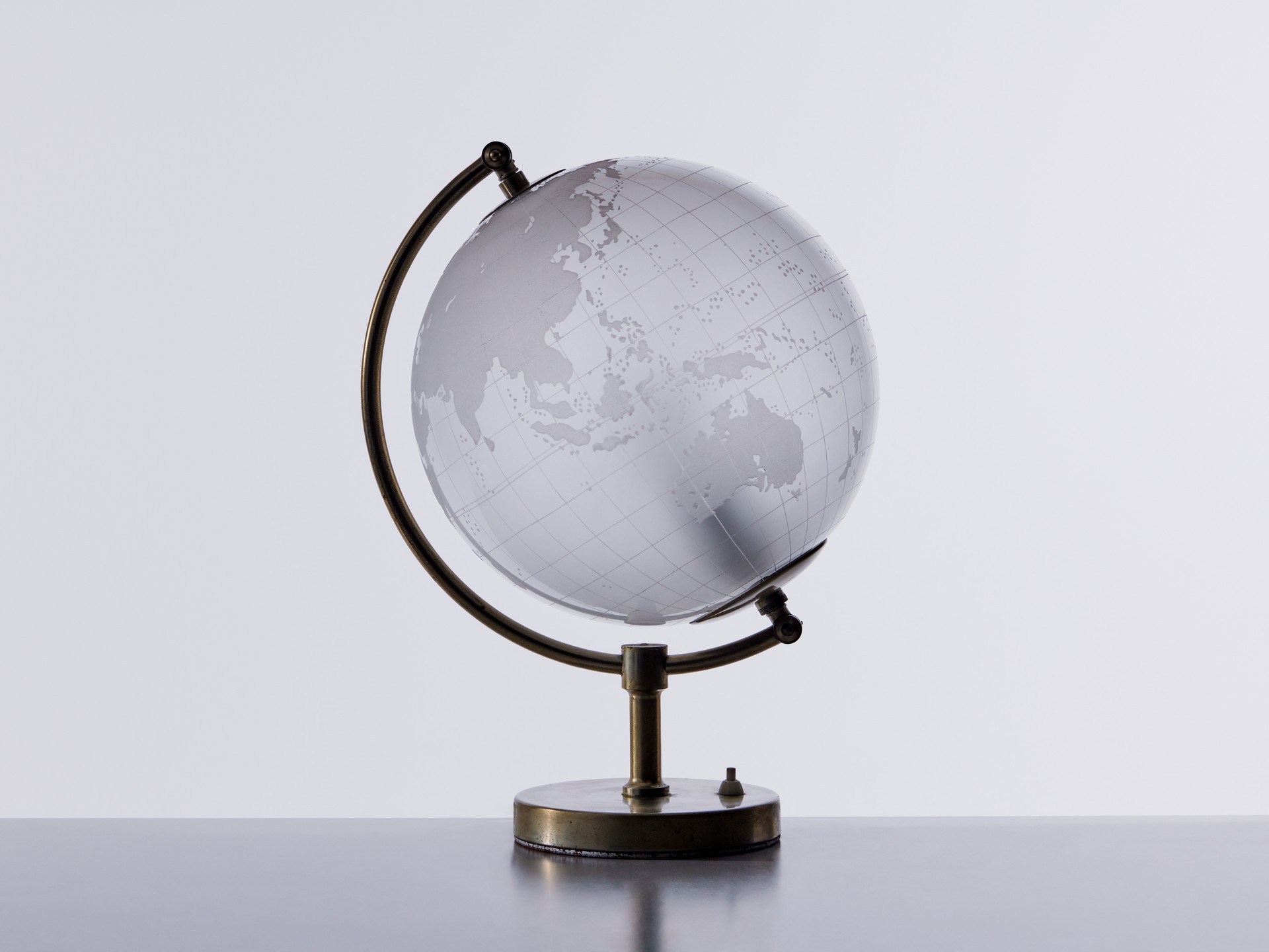 Illuminated Glass Globe