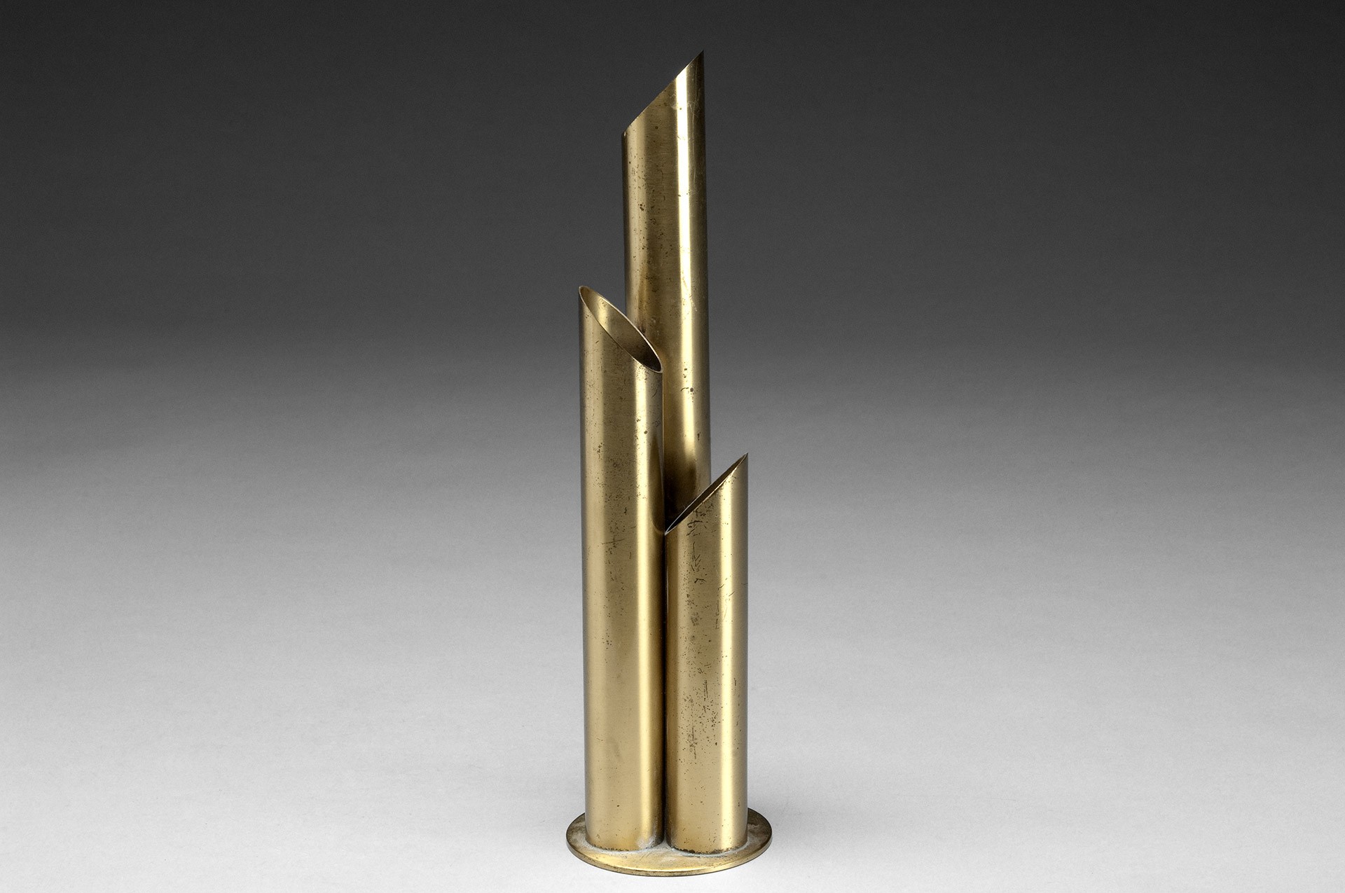 Thirties Brass Vase