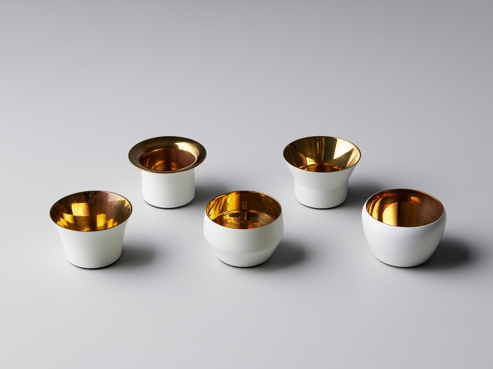 Set of Five Candle Holders image 2