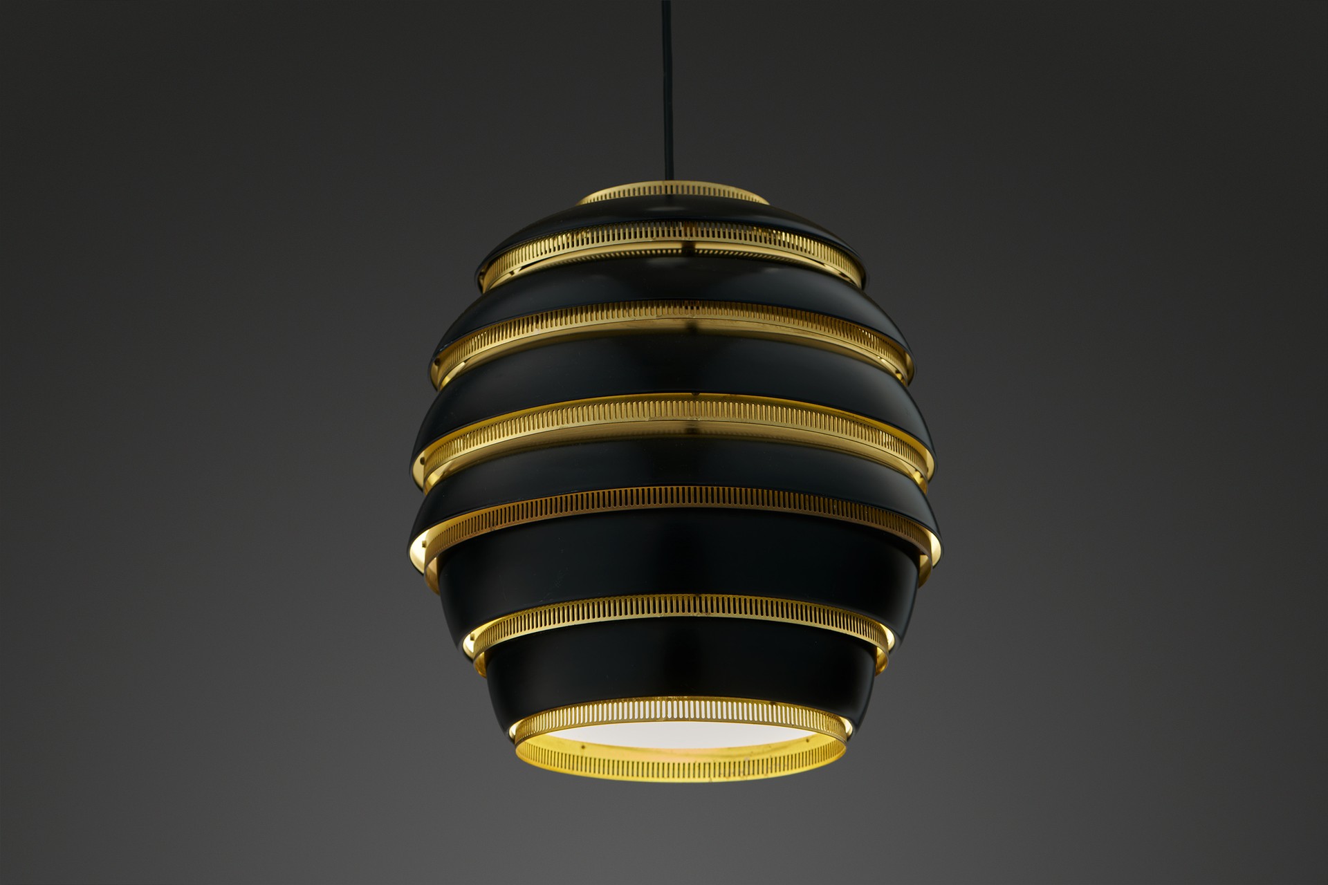 Large "Beehive" Ceiling Lamp, Model no. A 332 image 3