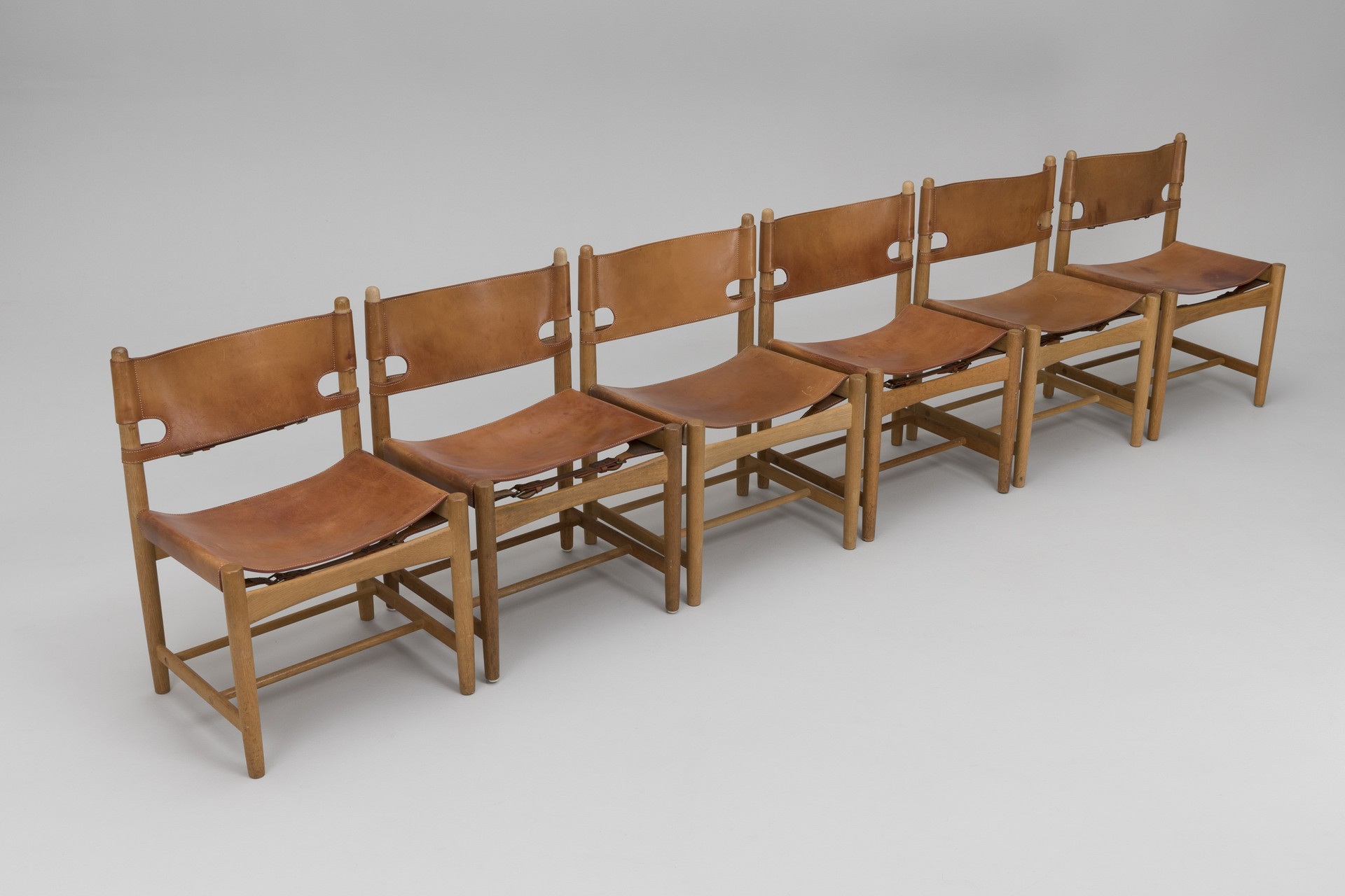 Set of Six 'Hunting' Chairs, Model no. 3227 image 2