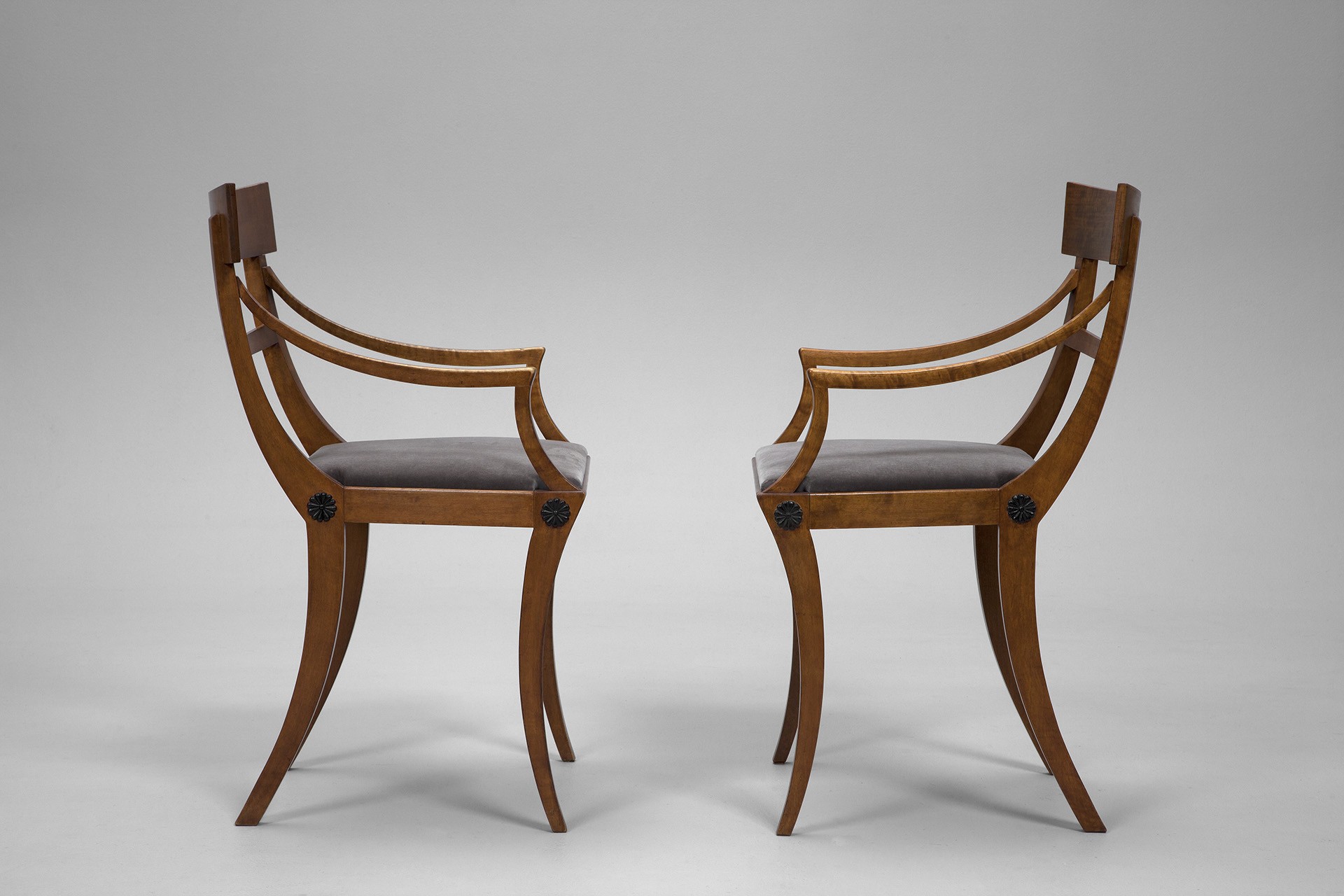 Pair of Neoclassical Chairs image 2