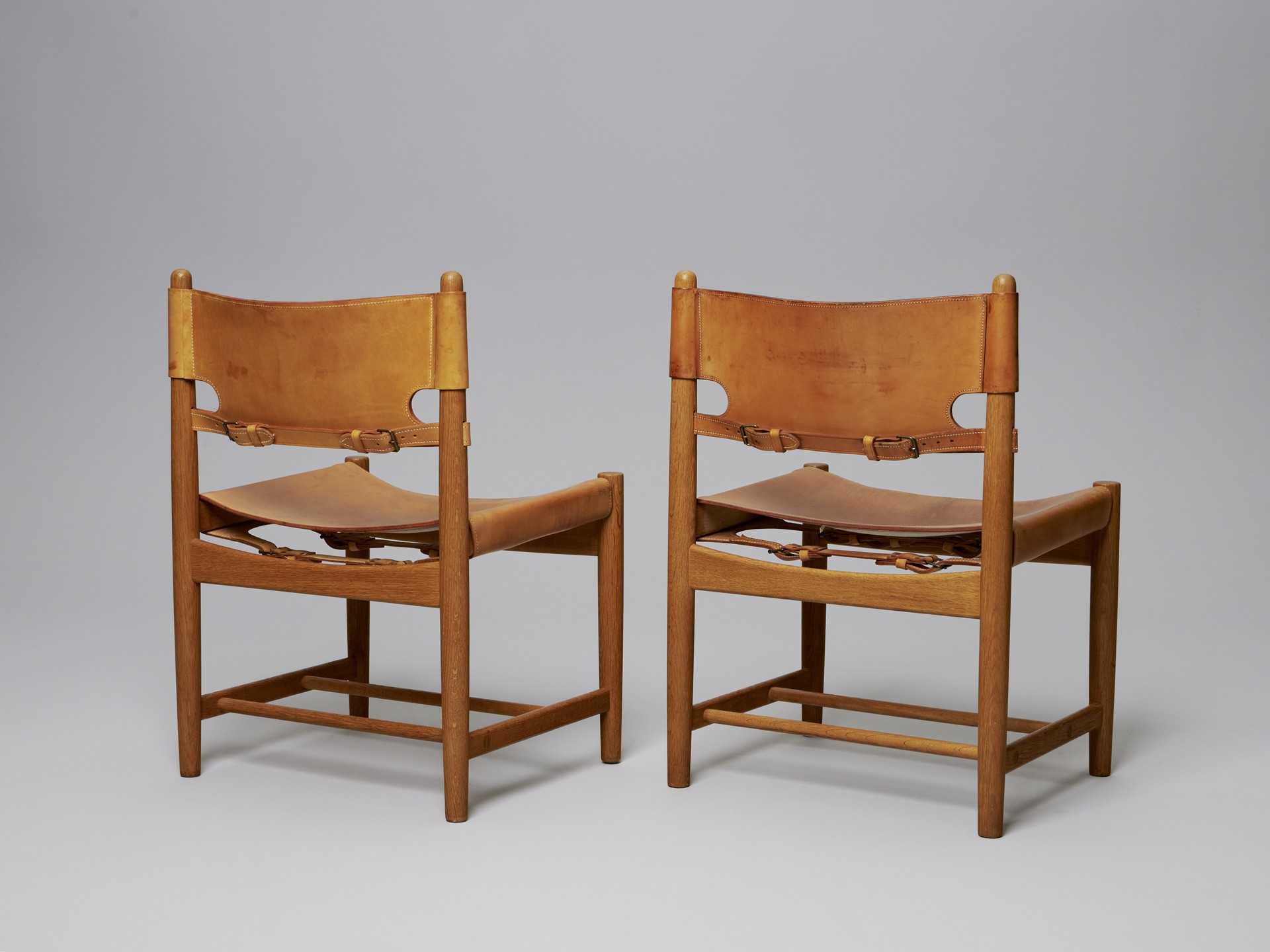 Set of 12 'Spanish' Dining Chairs image 3