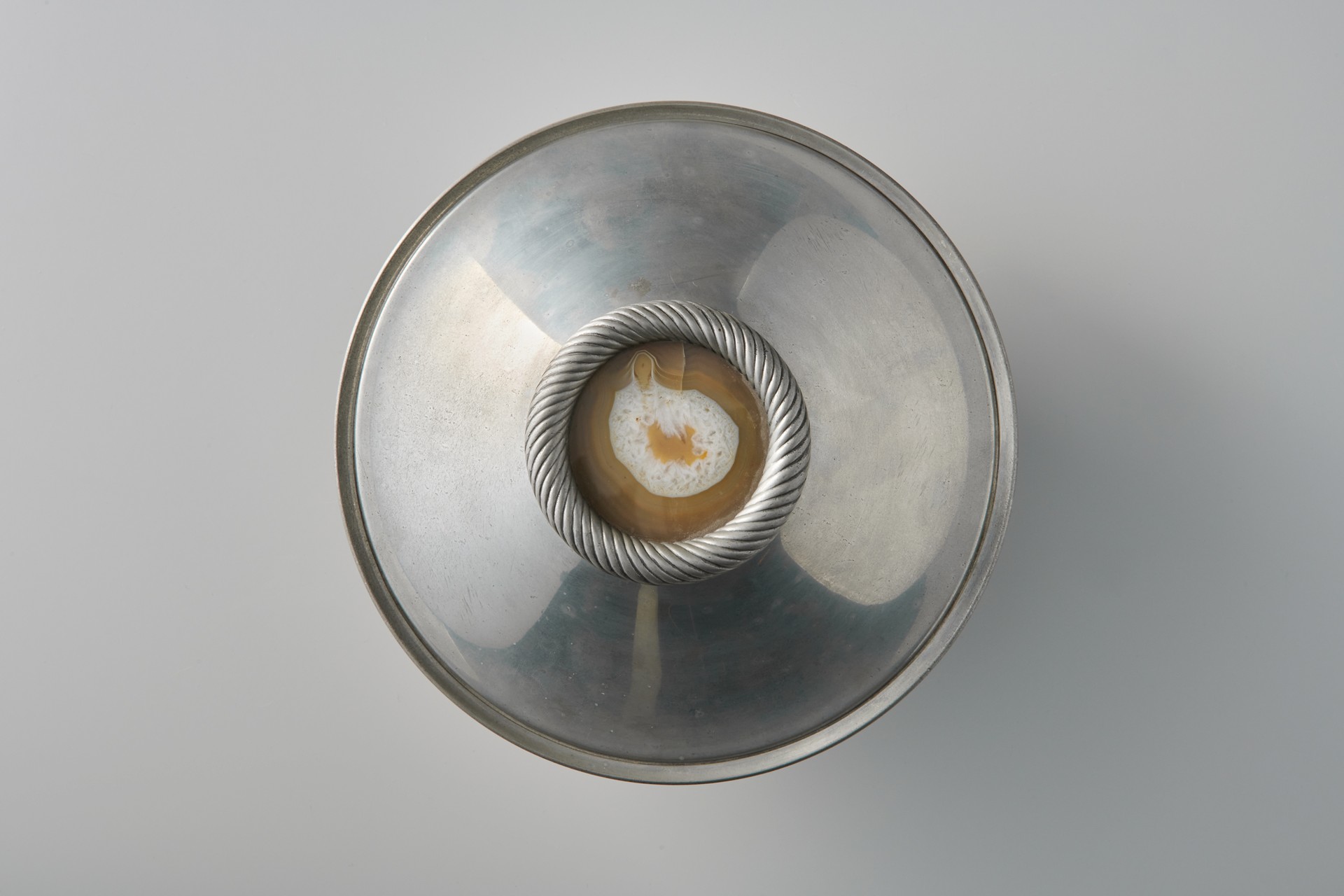 Pewter Bowl With Cover image 6