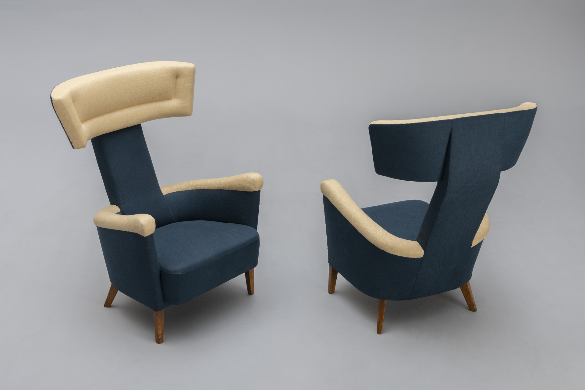 Rare Pair of Armchairs