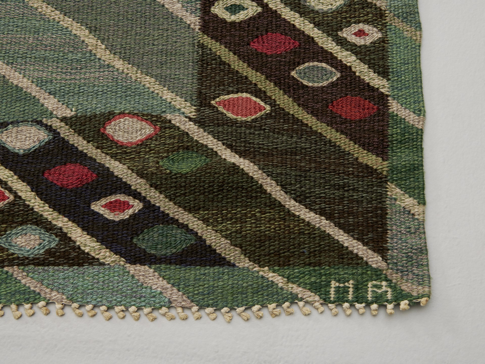 'Strålar Grön' Carpet image 8