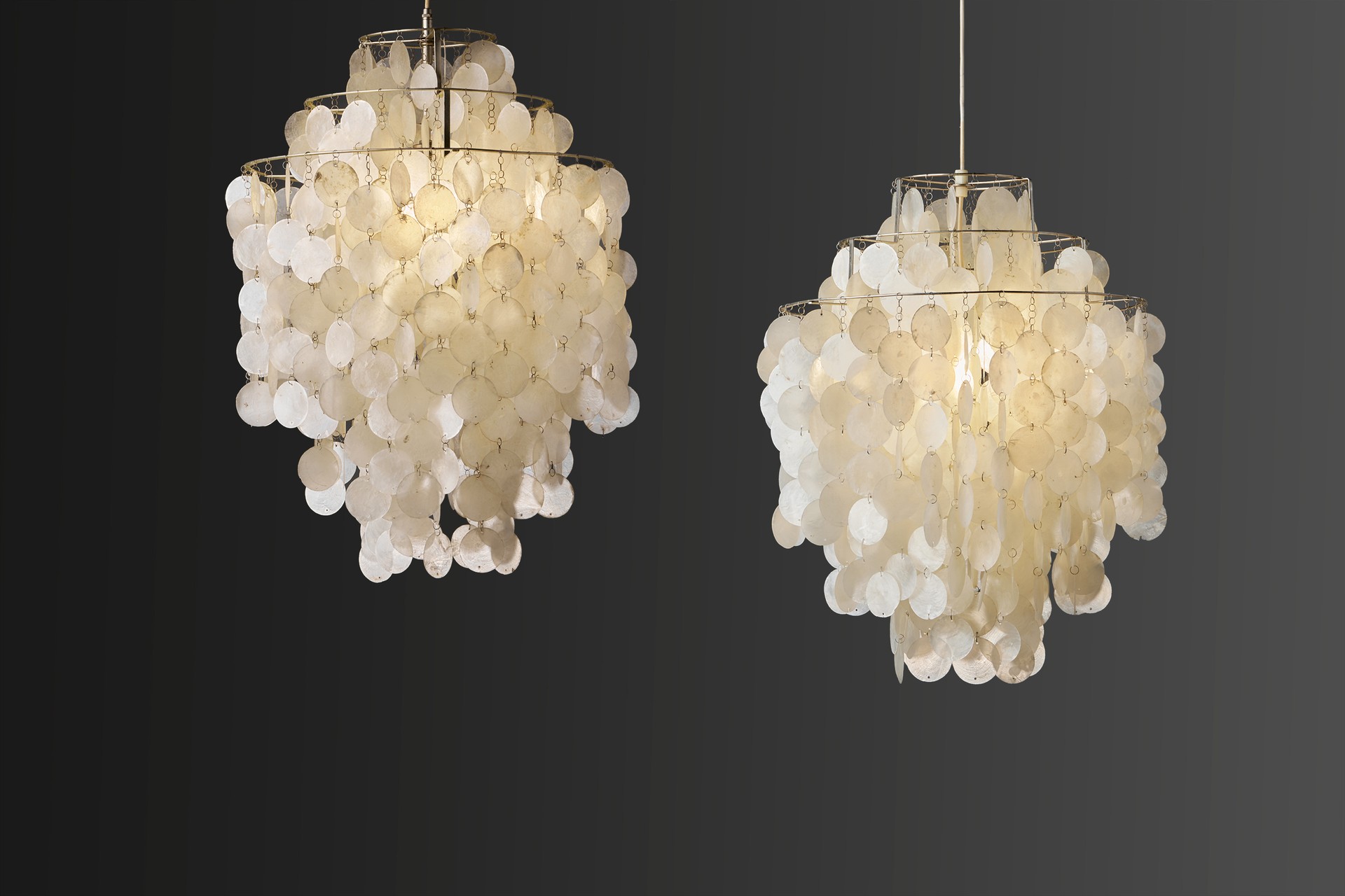 Pair of Shell Lamps