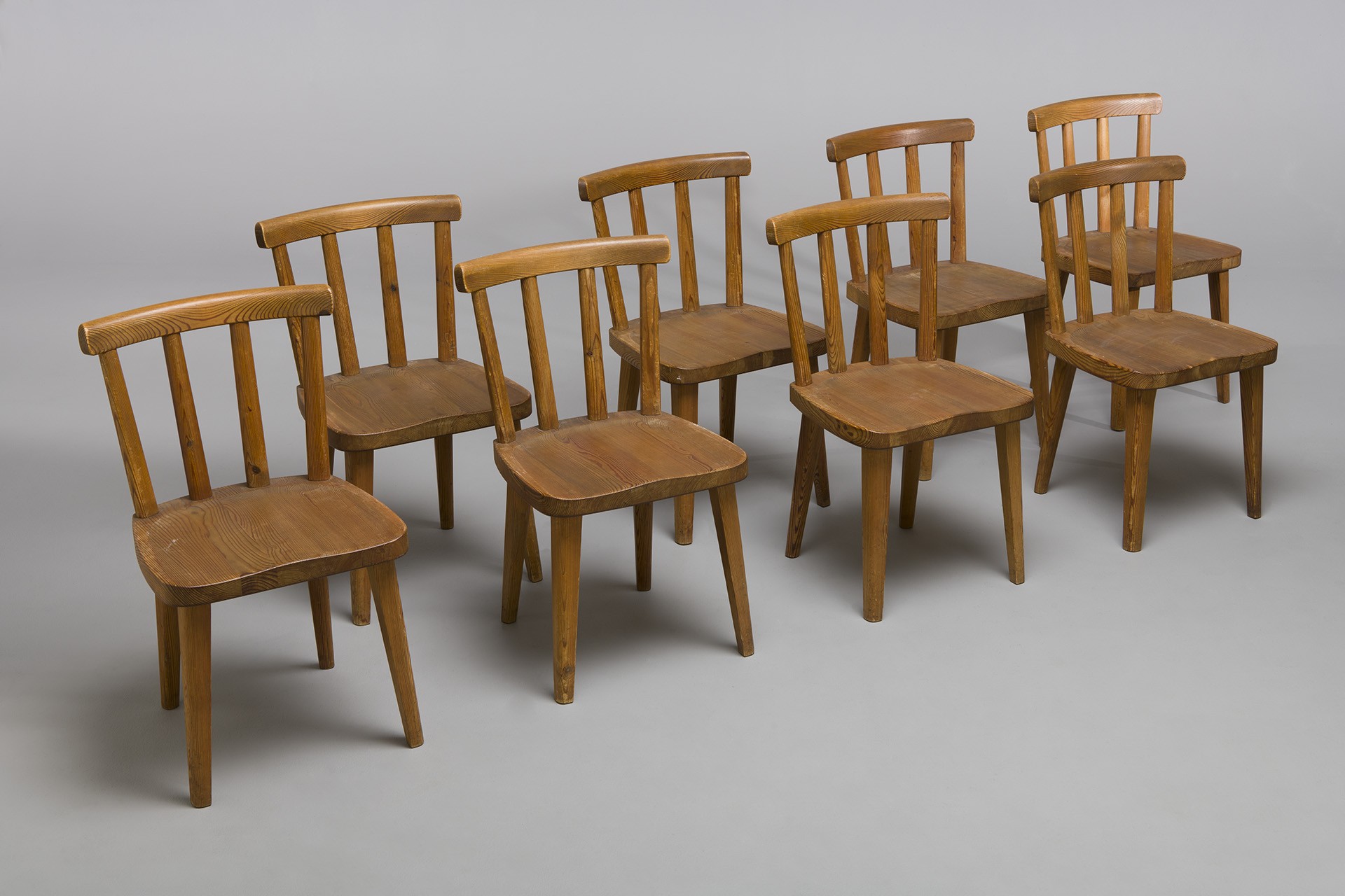 Set of Eight 'Utö' Chairs