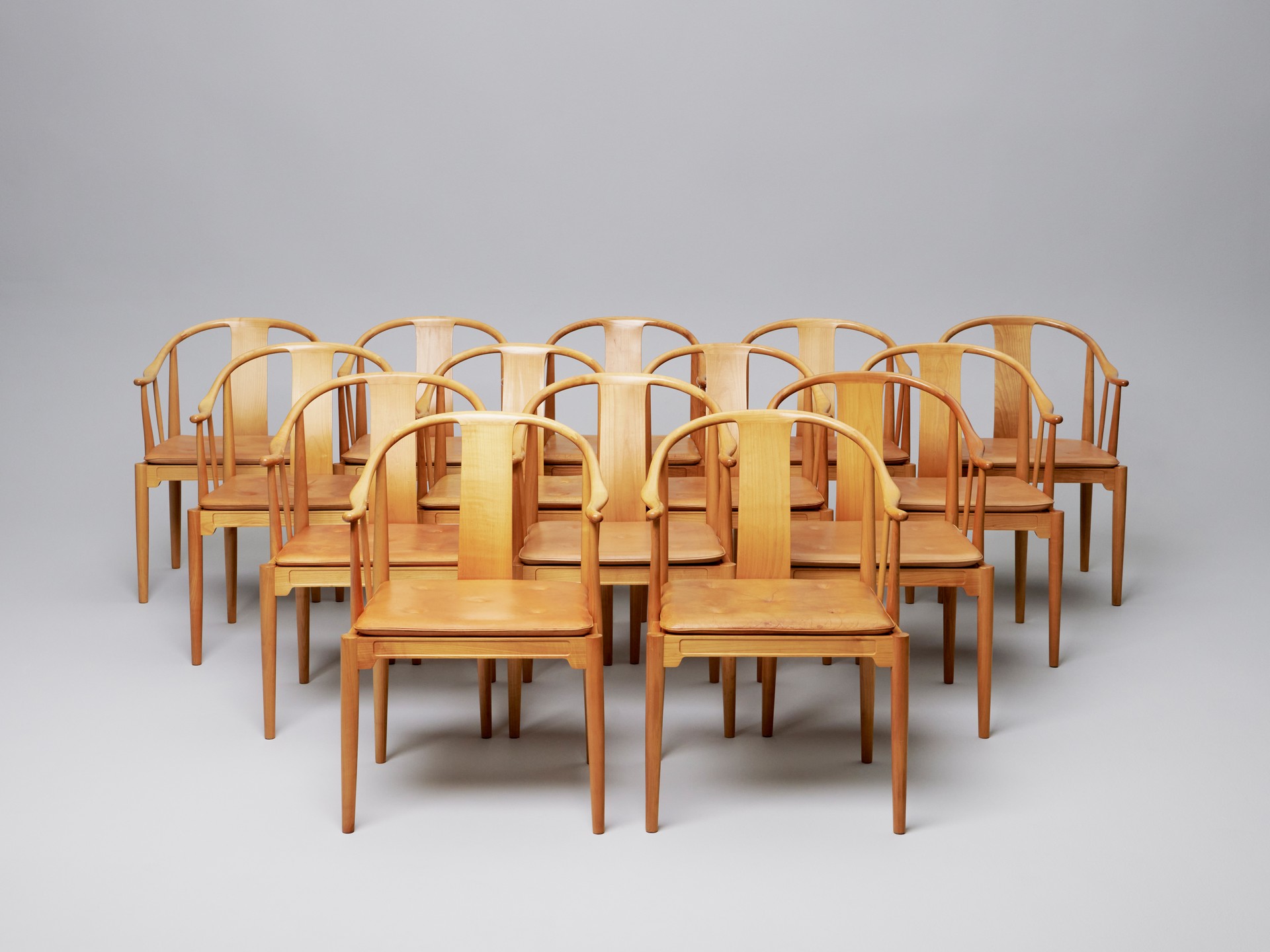 Set of Fourteen 'China' Chairs