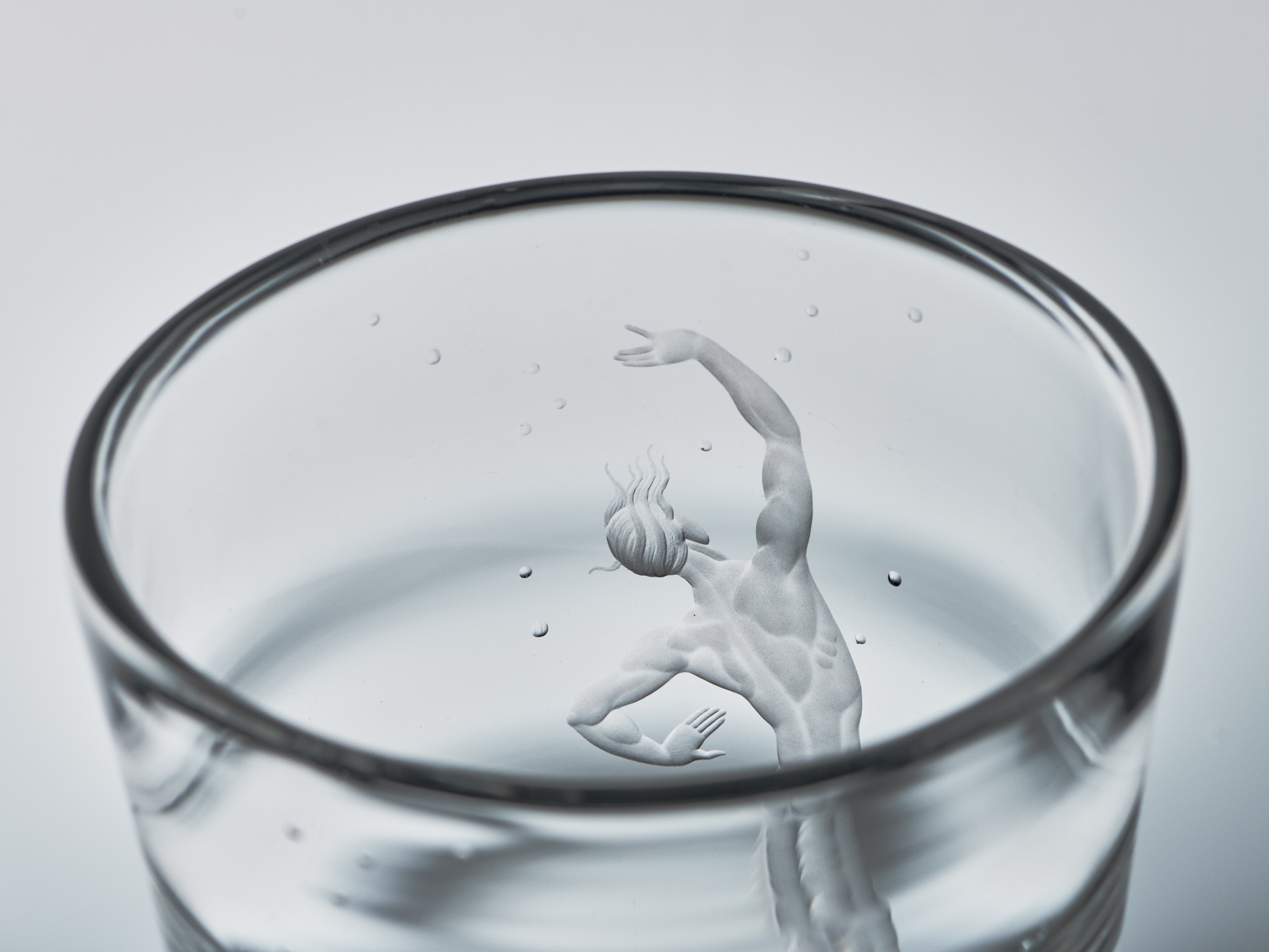 ¨Pärlfiskare¨ (Pearlfisher) Vase image 4