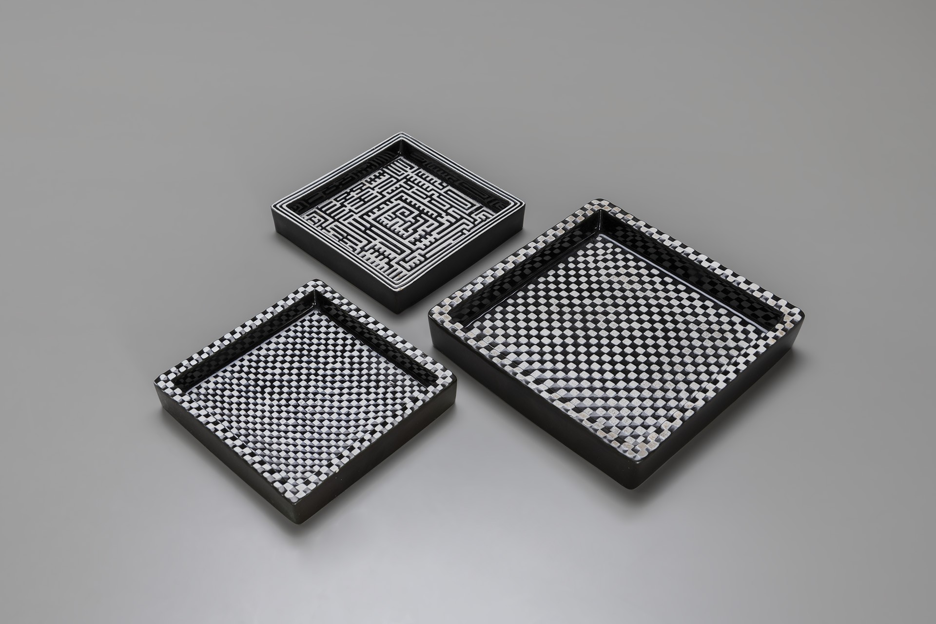 Three "Domino" Ashtrays image 2