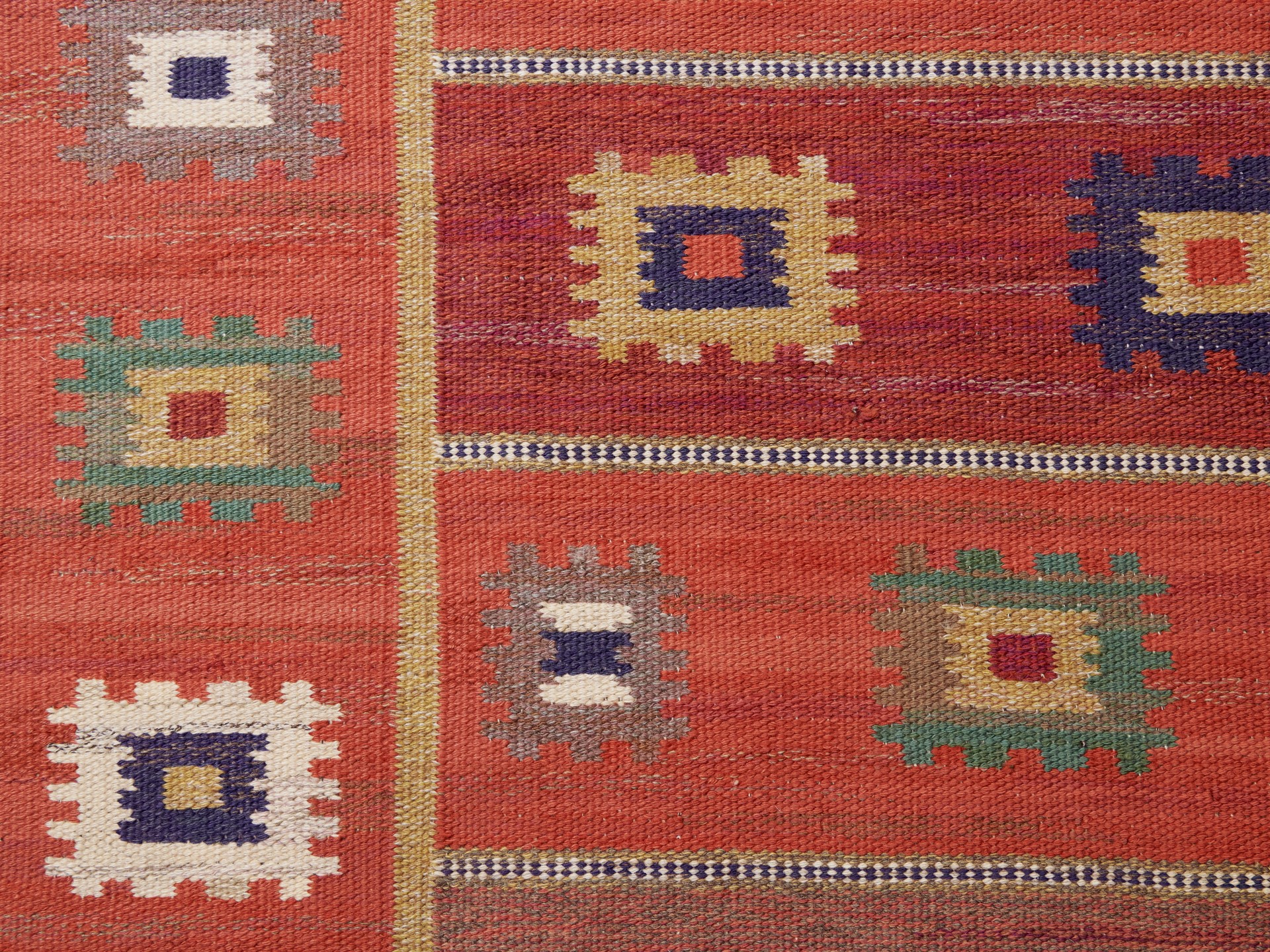 'Röd Grön Äng' Carpet image 6