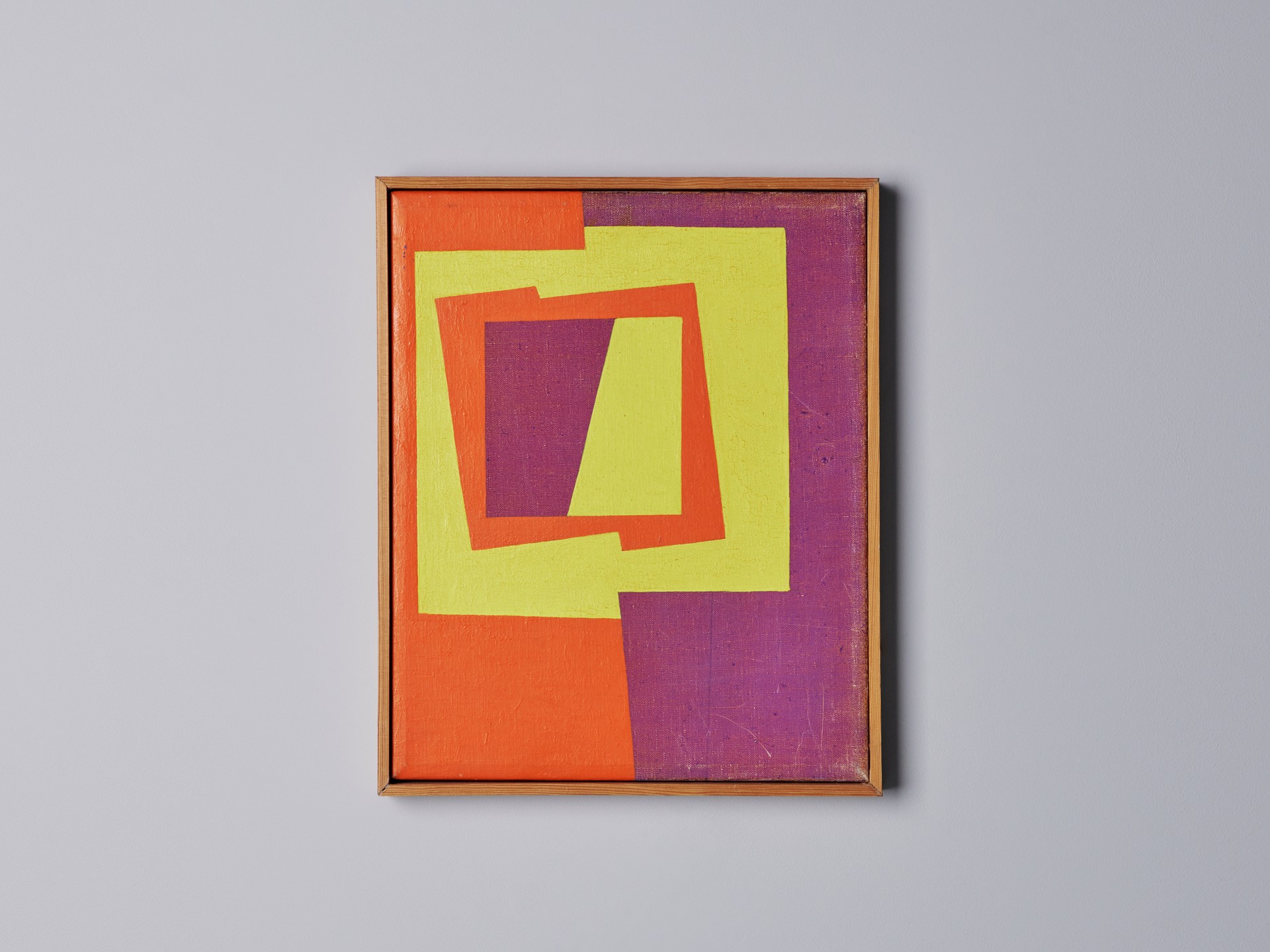 Painting 'Violet + gult'