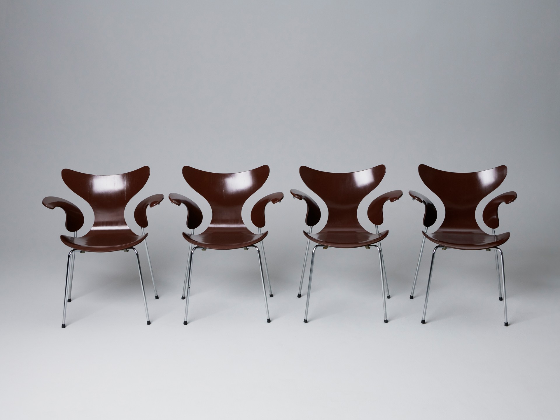 Set of Four 'Seagull' Chairs