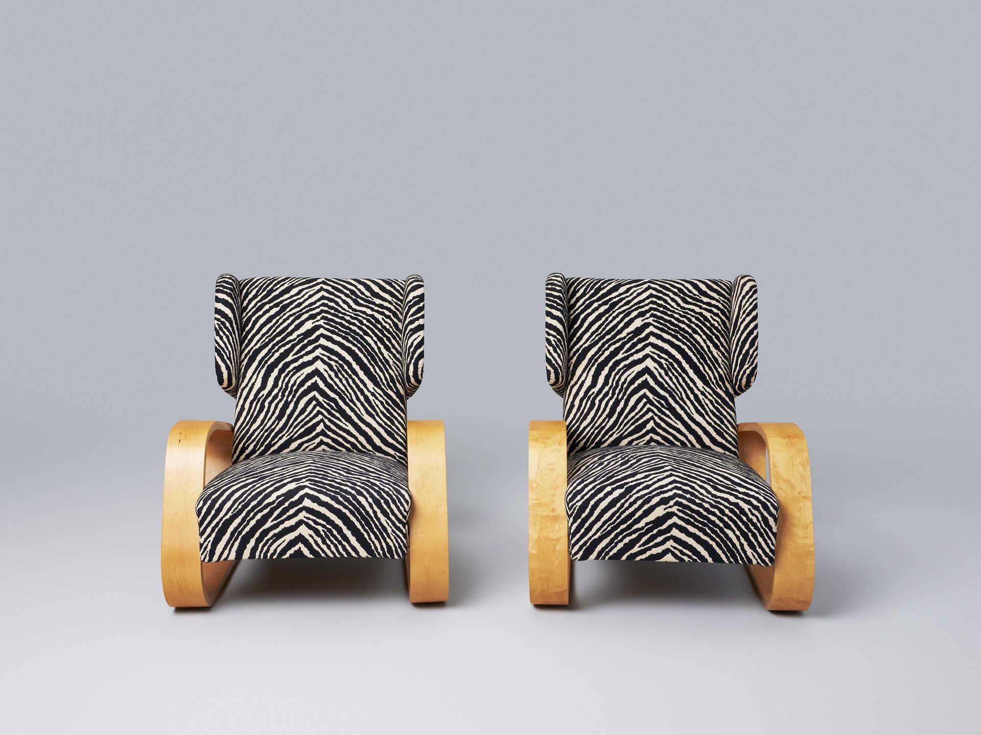 Pair of Highback 'Tank' Armchairs image 3