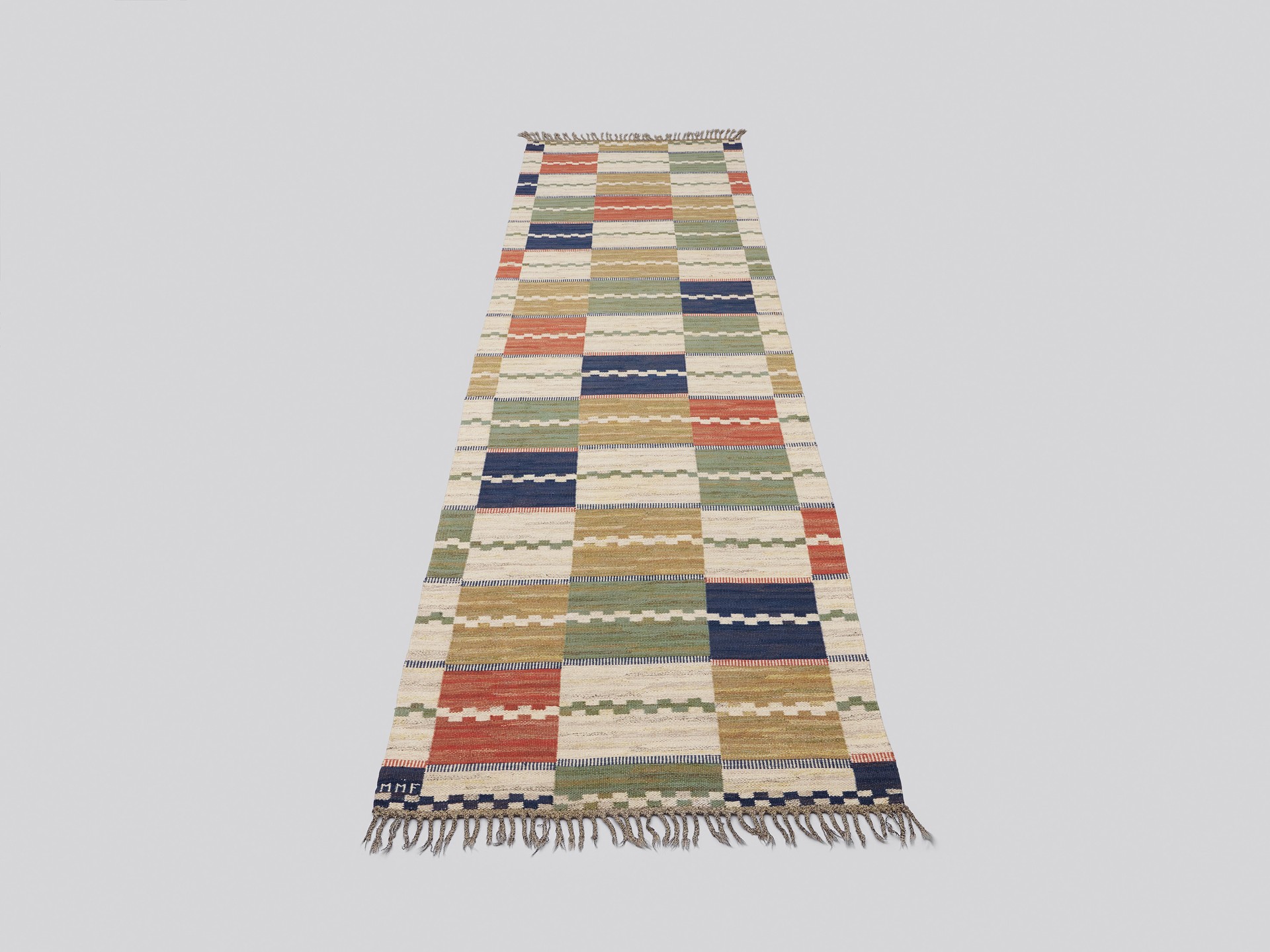 'Vita rutmattan' Rug image 3