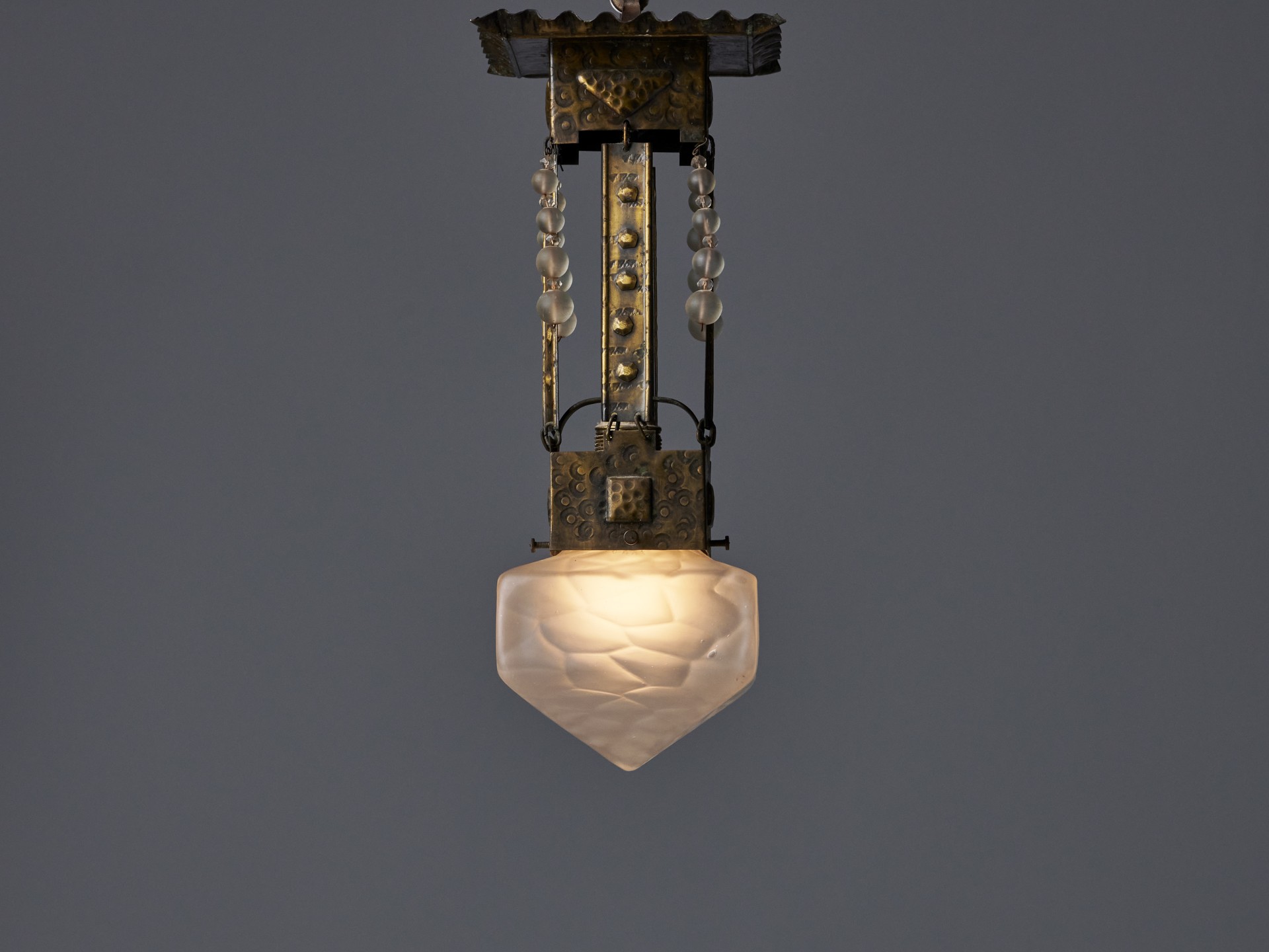 Art Nouveau Ceiling Lamp image 4