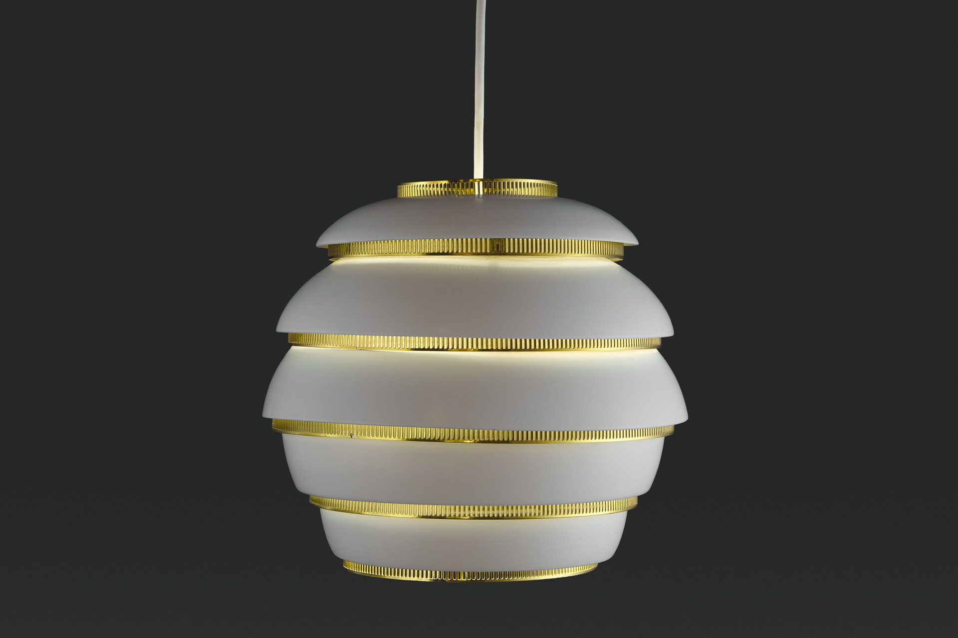Pair of 'Beehive' Ceiling Lamps, Model no. A331 image 2