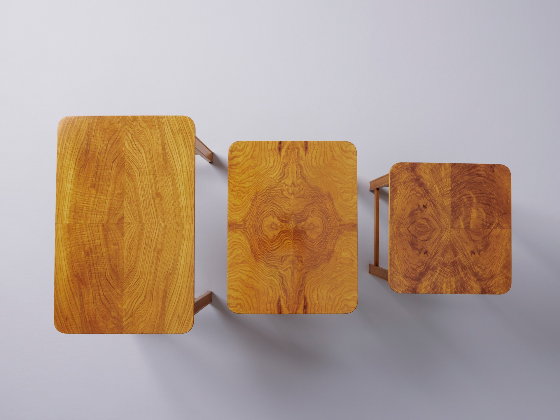 Set of Three Nesting Tables image 4