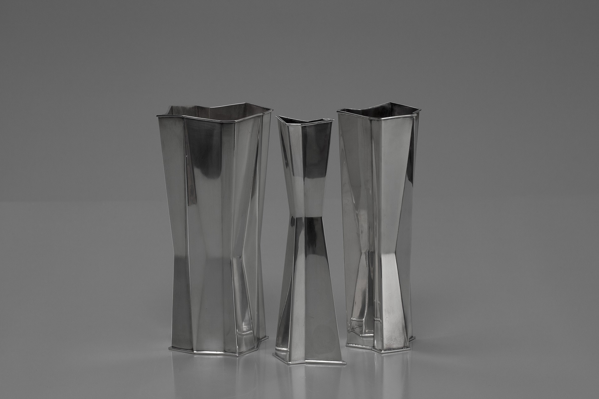 Group of Three Vases