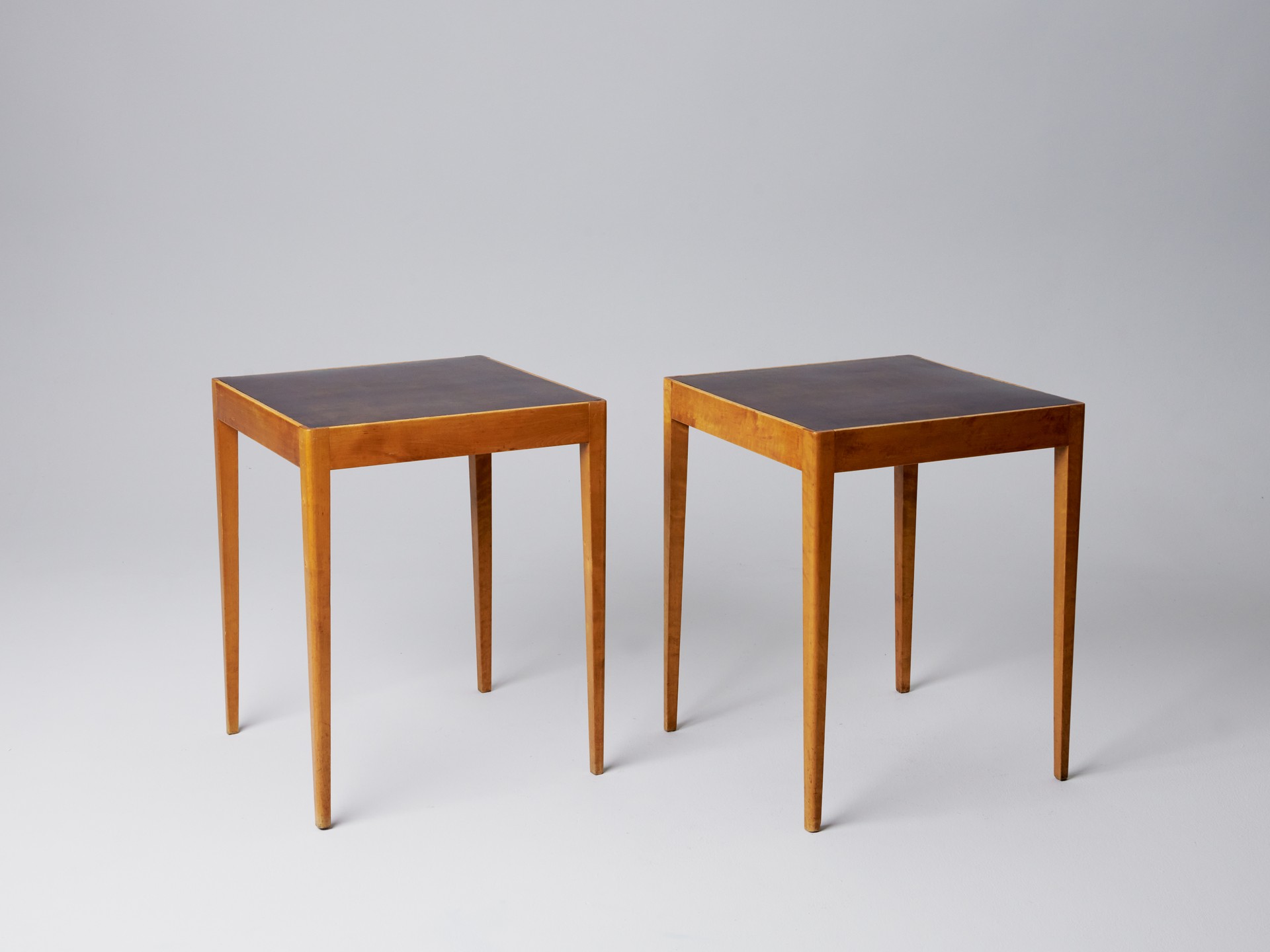 Pair of High Swedish Side Tables