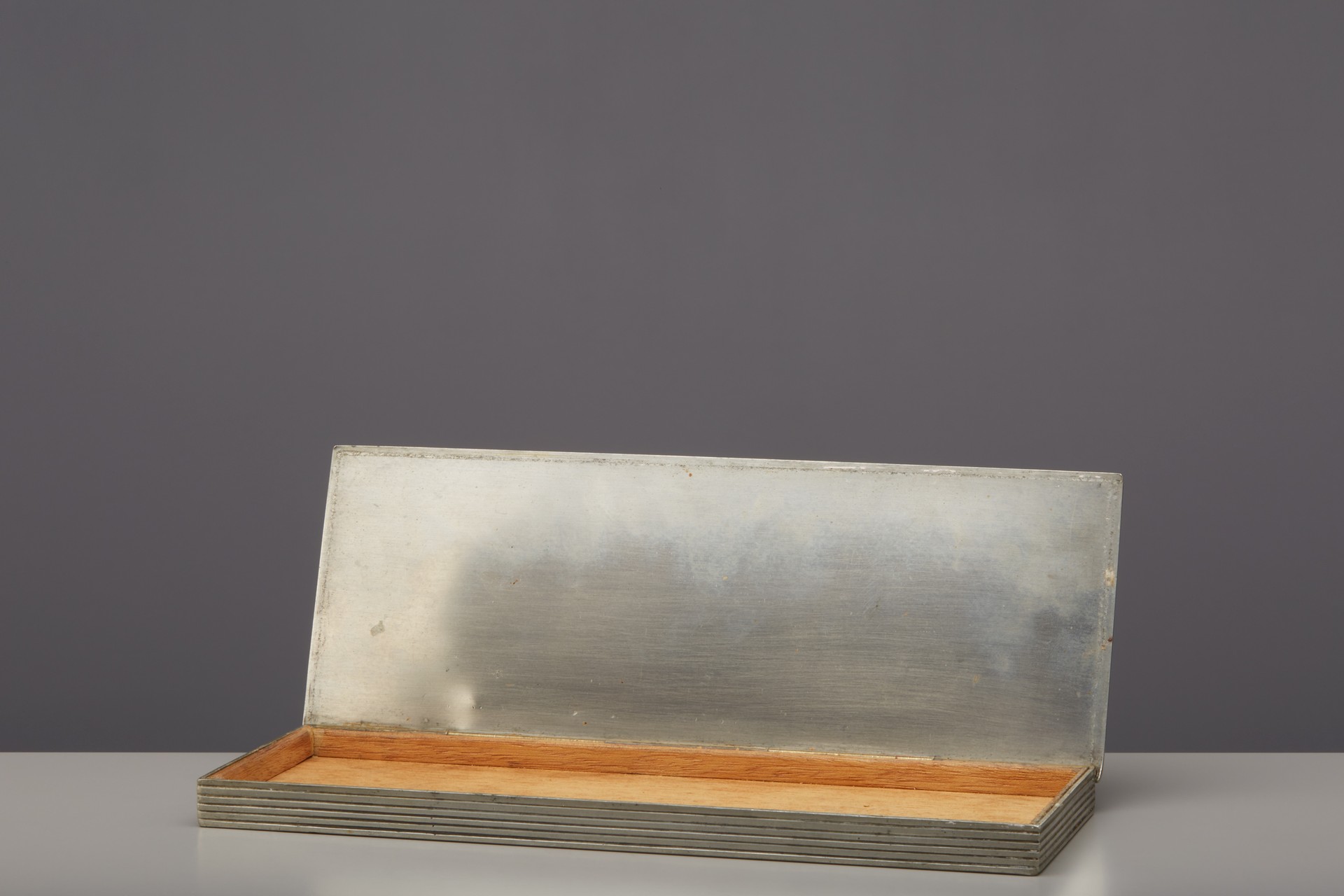 Lidded Pewter Box image 3