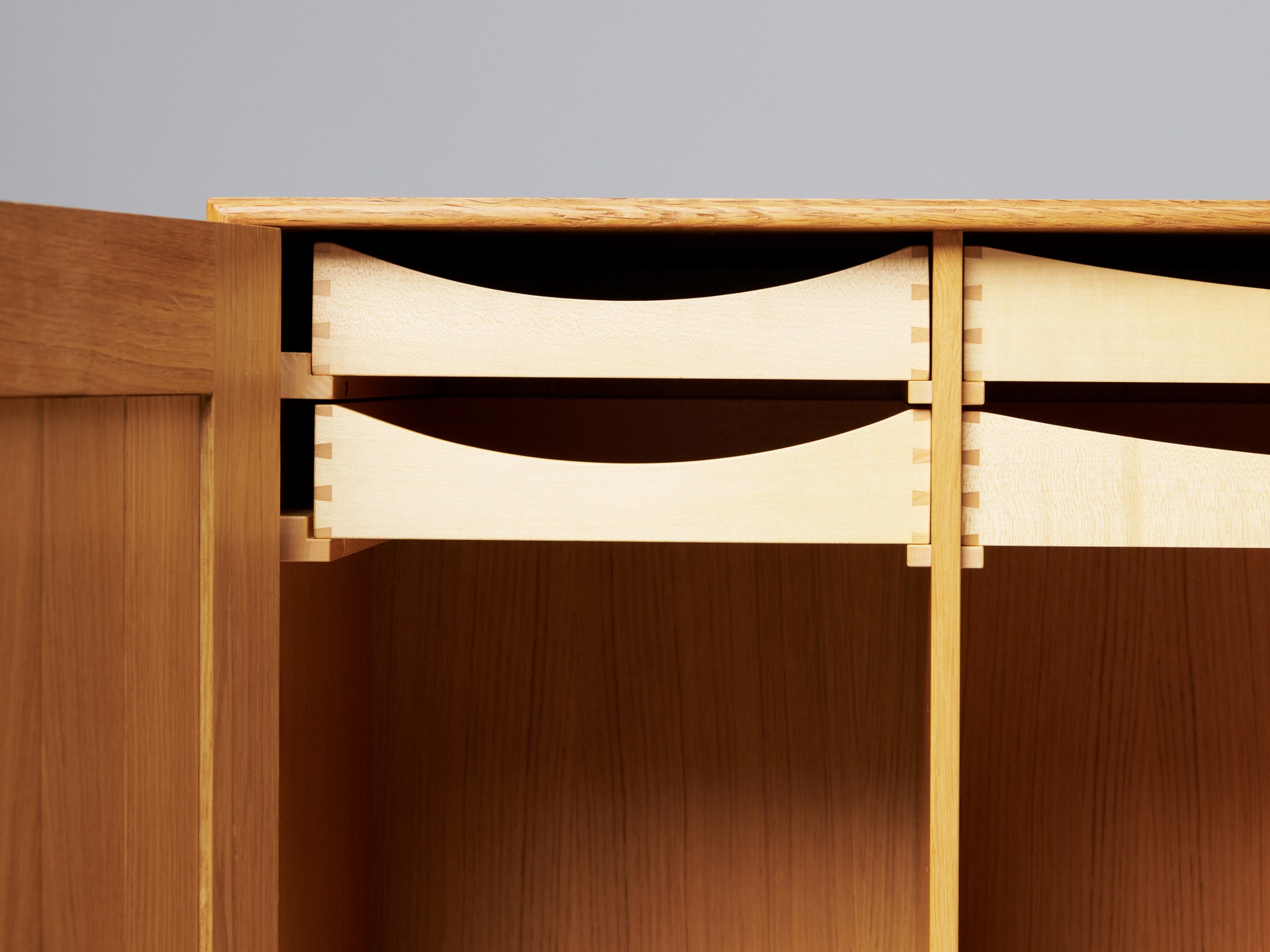 Set of Four Oak Cabinets image 7