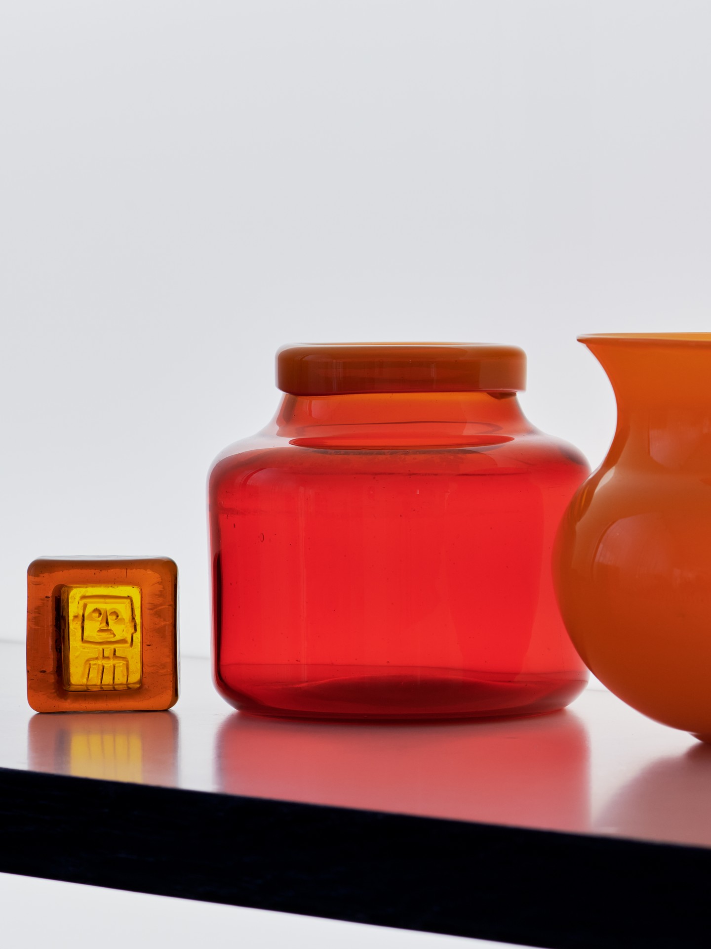 Glass, Erik Höglund, Produced by Boda Glasbruk, circa 1950, Hand blown glass, engraved with manufacturer's marks.